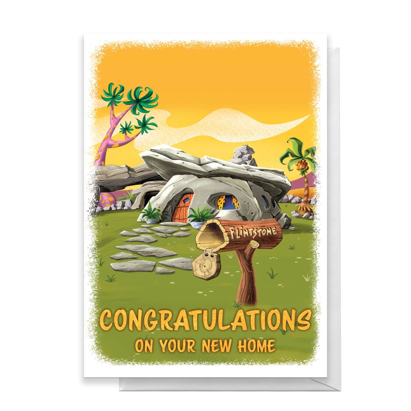Flintstones New Home Greetings Card - Standard Card