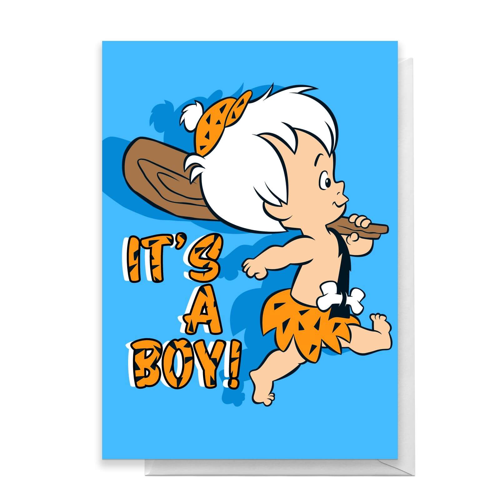 Flintstones New Baby Boy Greetings Card - Standard Card