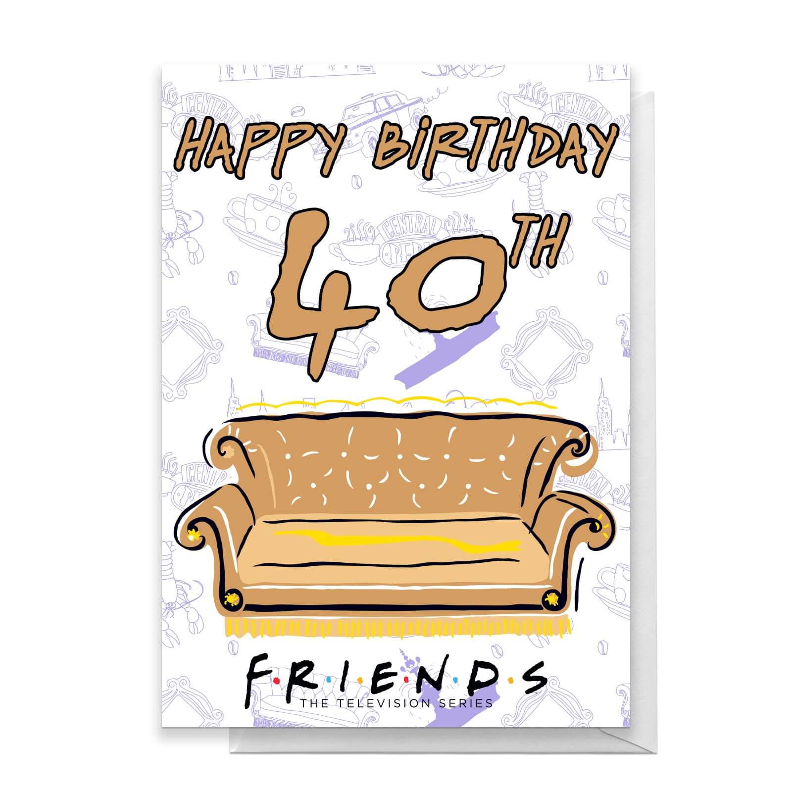 Friends Birthday 40th Greetings Card   Standard Card