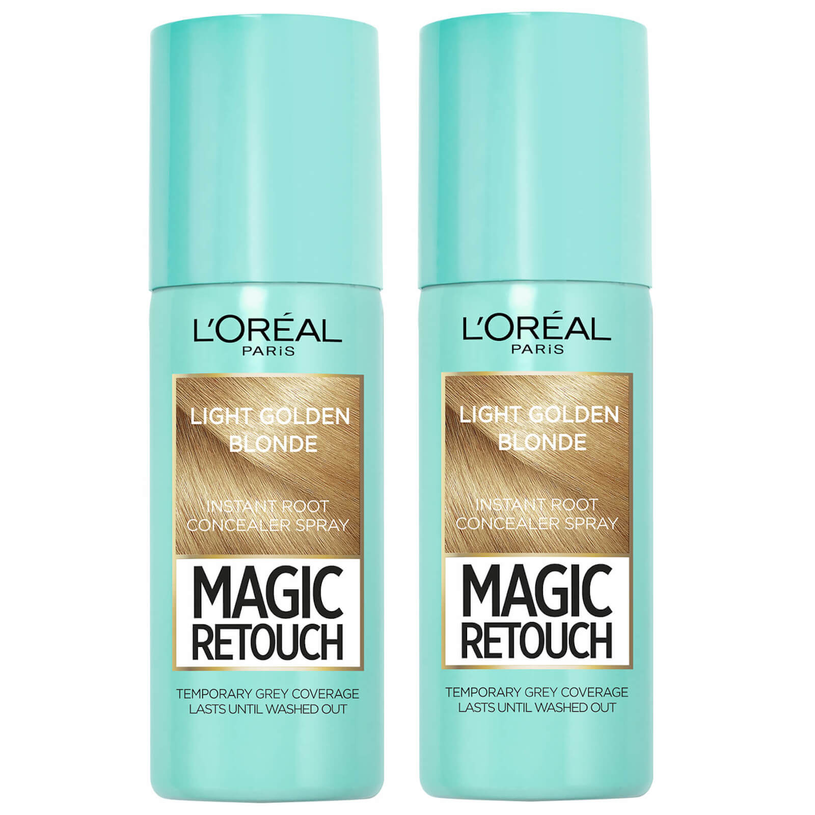 

L'Oréal Paris Magic Retouch Light Golden Blonde Root Concealer Spray Duo Pack