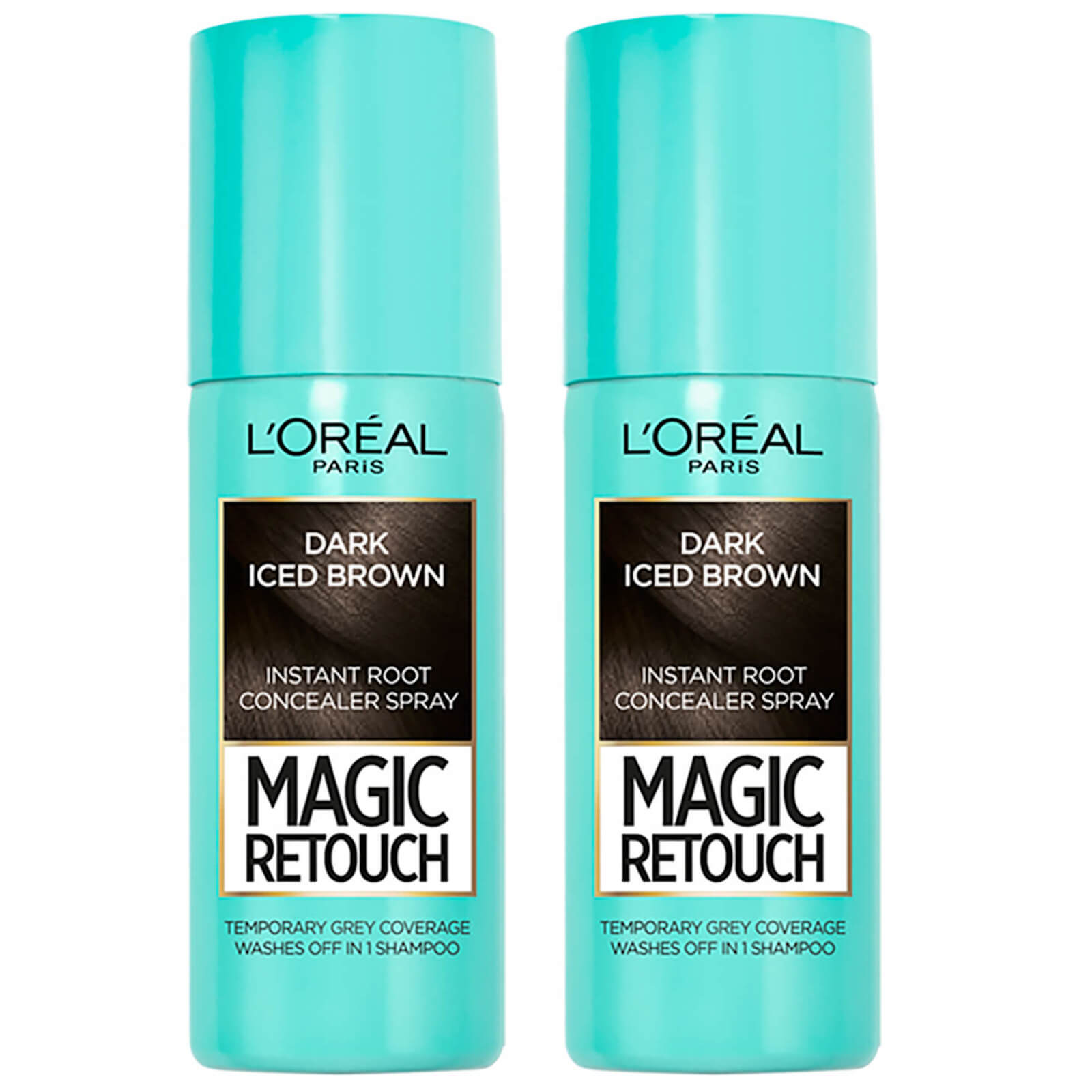 

L'Oréal Paris Magic Retouch Dark Iced Brown Root Concealer Spray Duo Pack