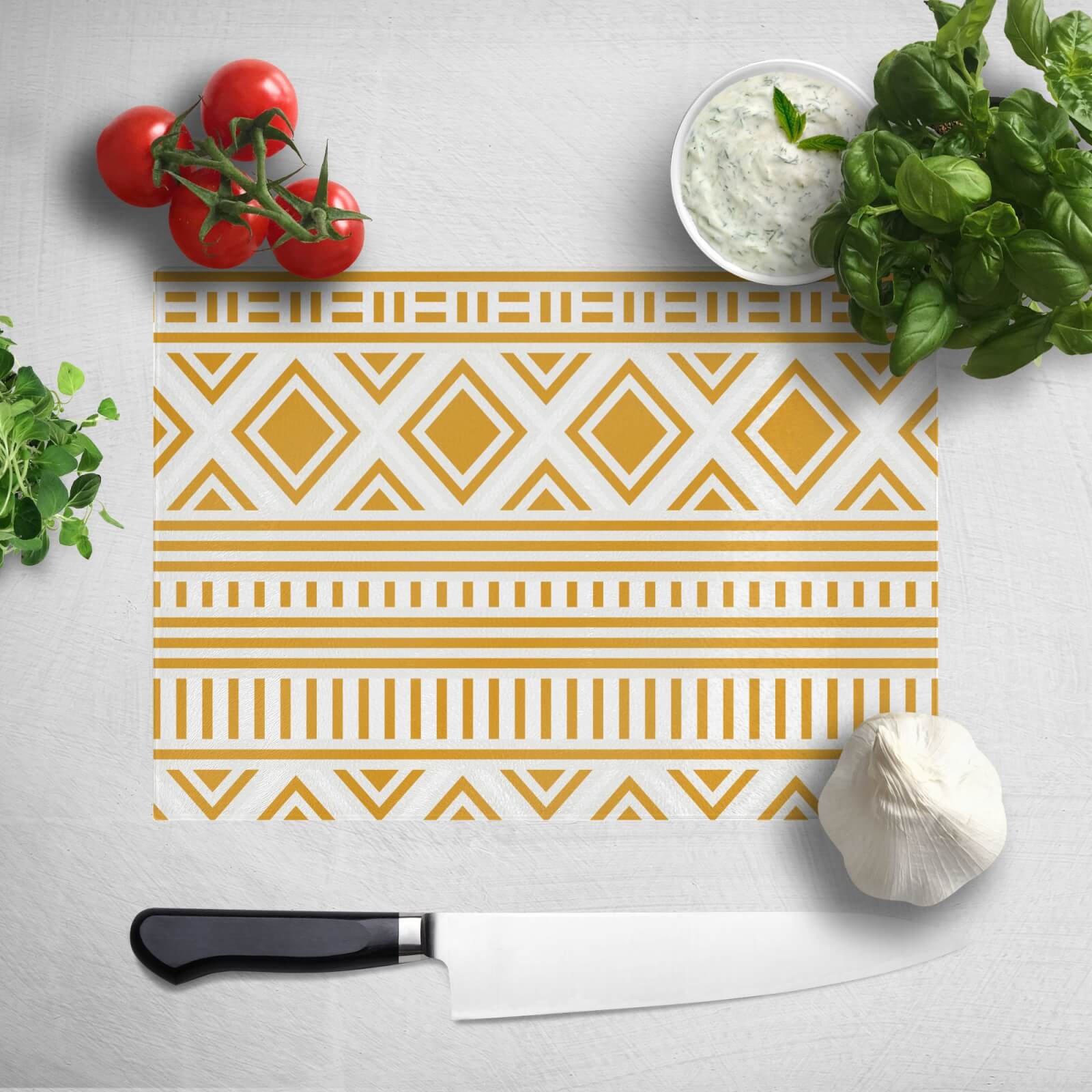 Aztec Pattern Chopping Board