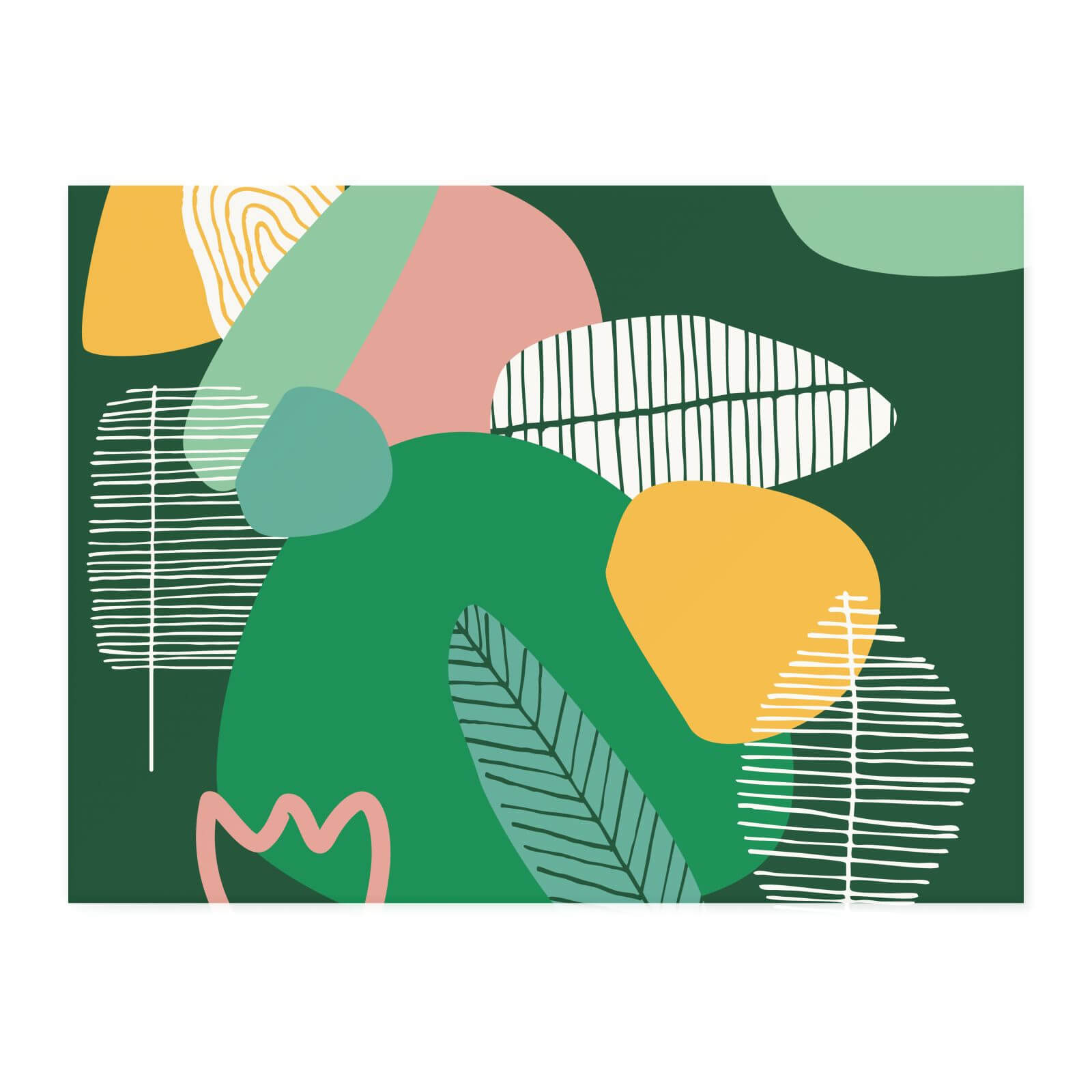 Earth Garden Print Chopping Board