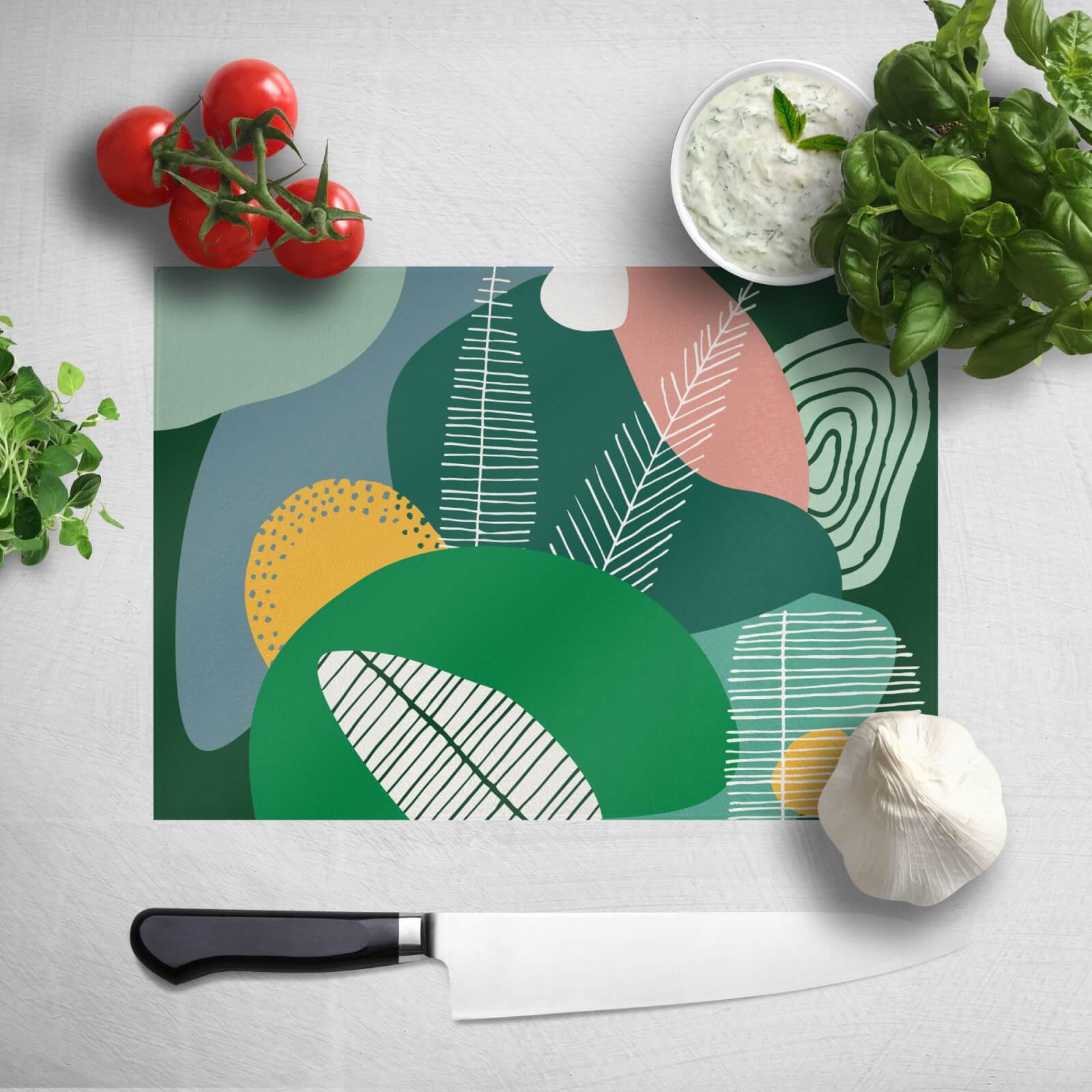 Deep Earth Tones Chopping Board