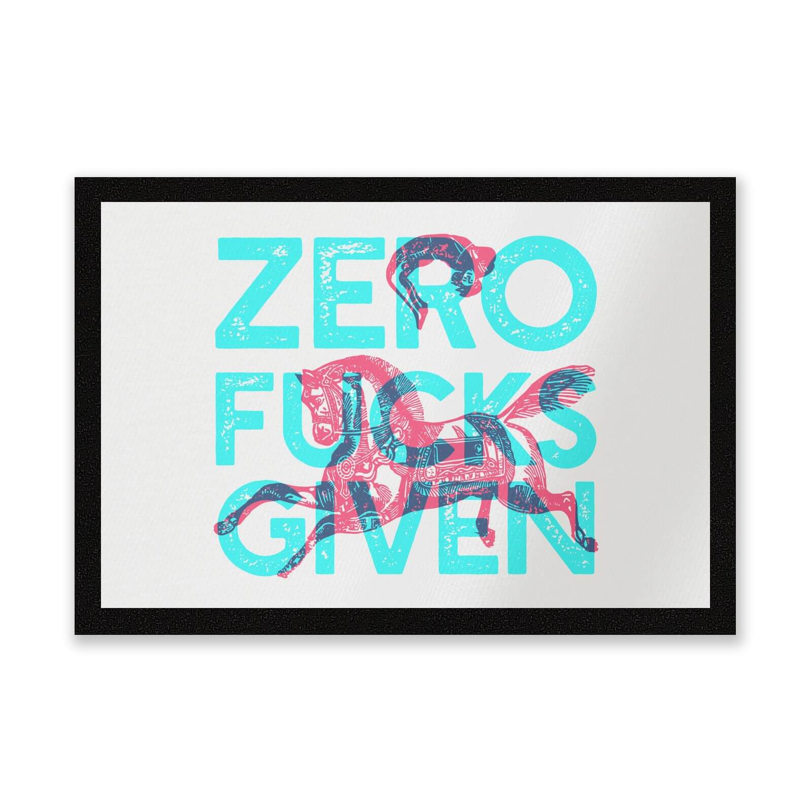 Zero Fuck Givens Entrance Mat