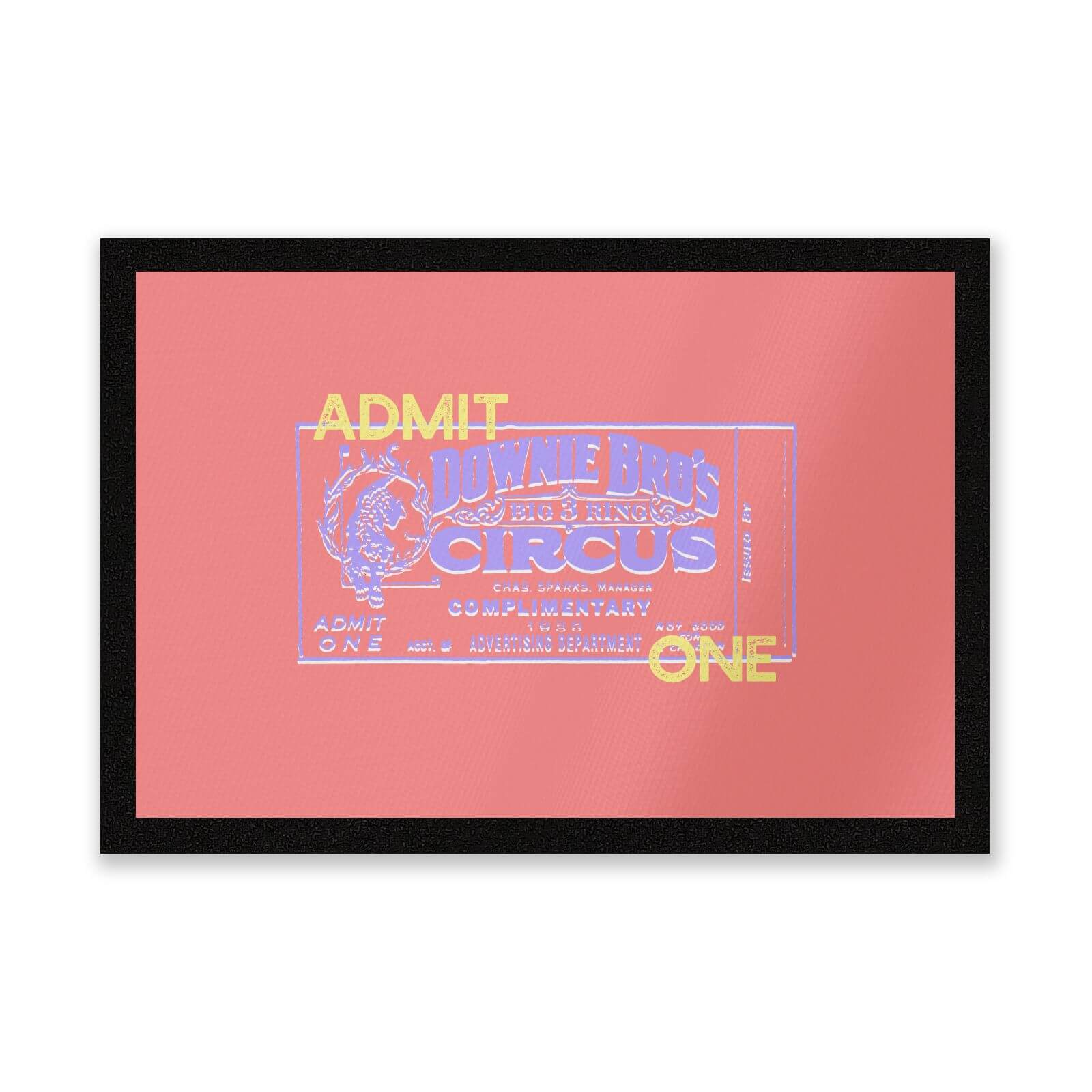 Circus Admittance Entrance Mat