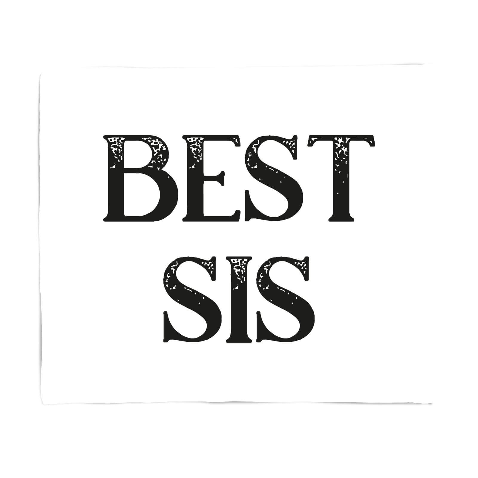 Best Sis Fleece Blanket