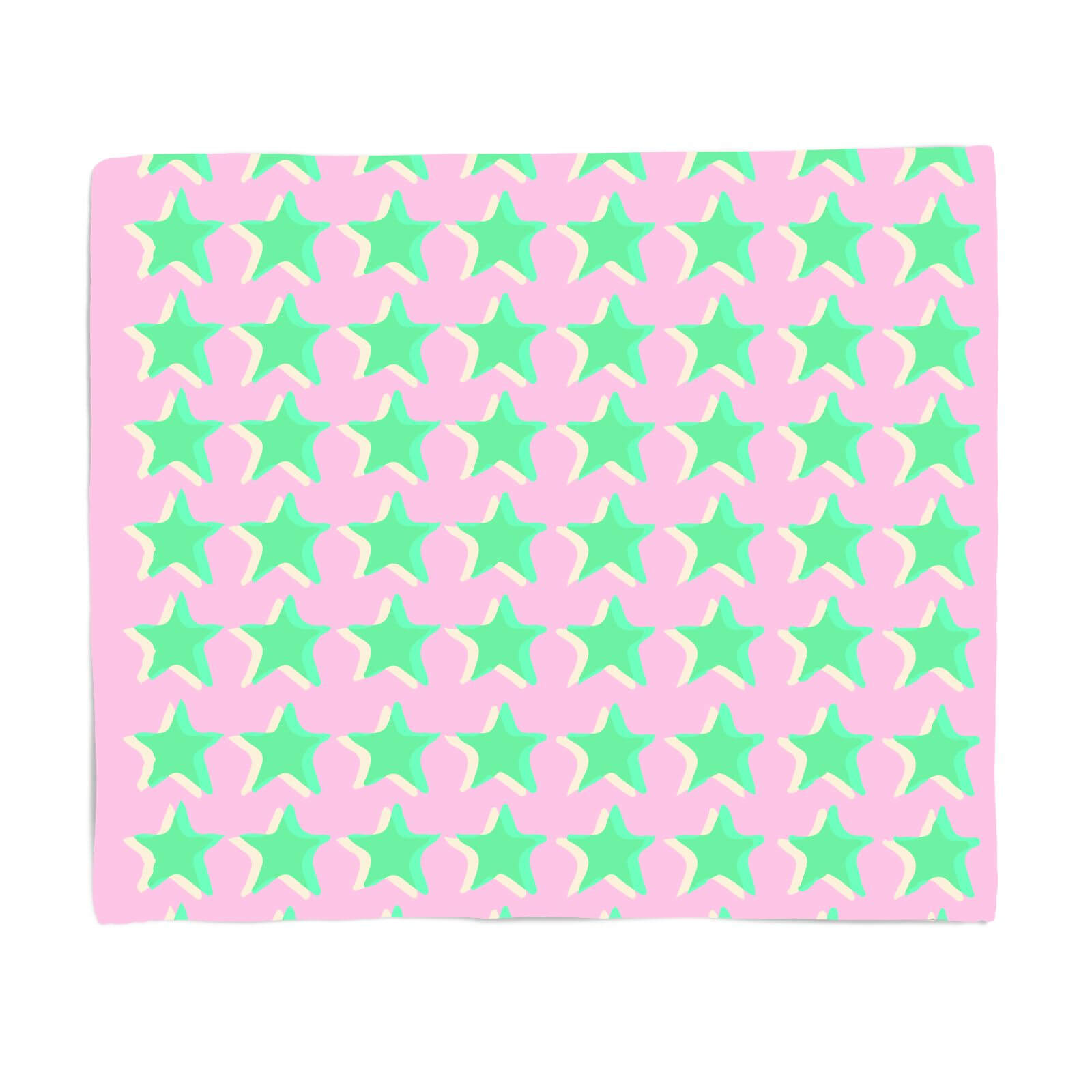Riso Print Stars Fleece Blanket