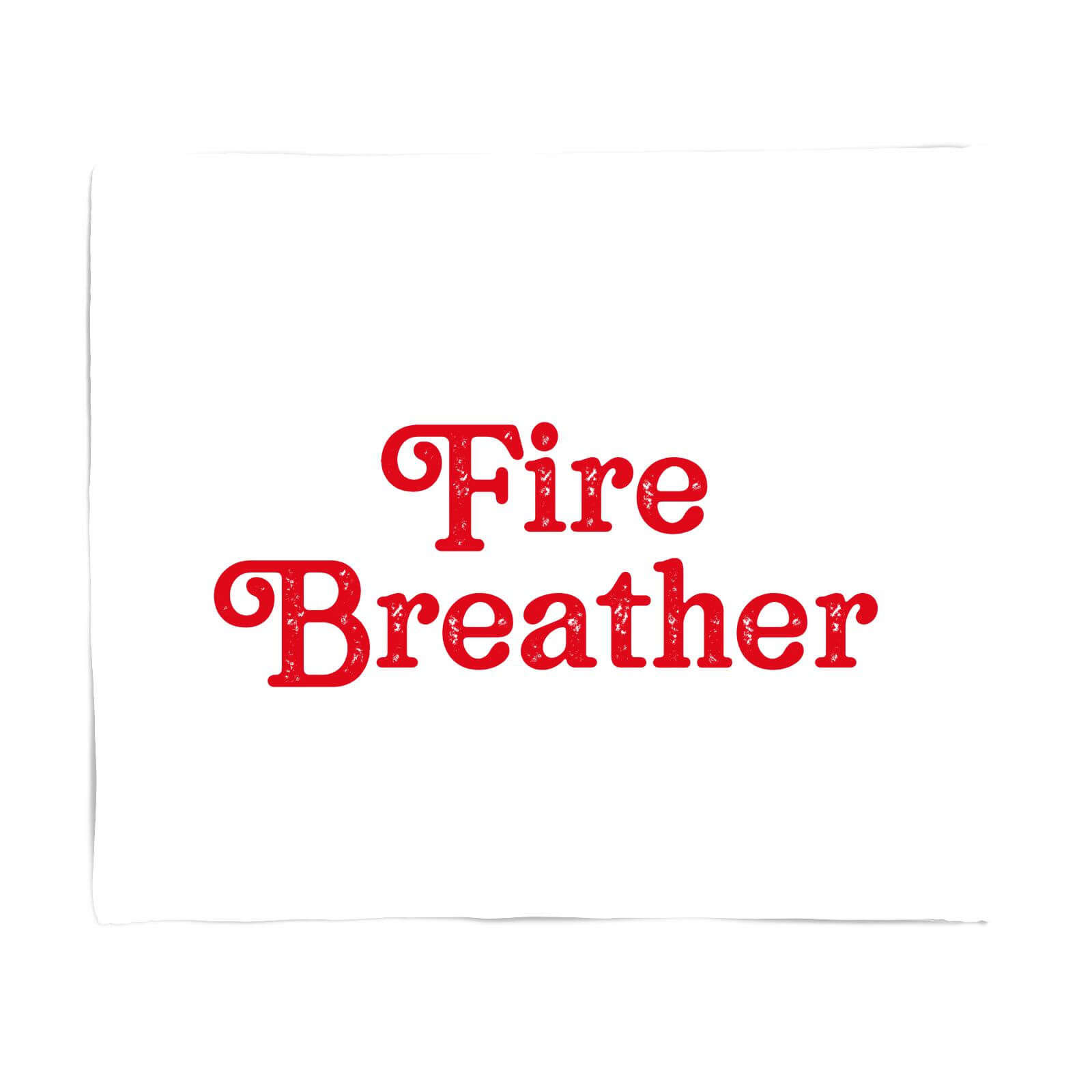 Fire Breather Fleece Blanket