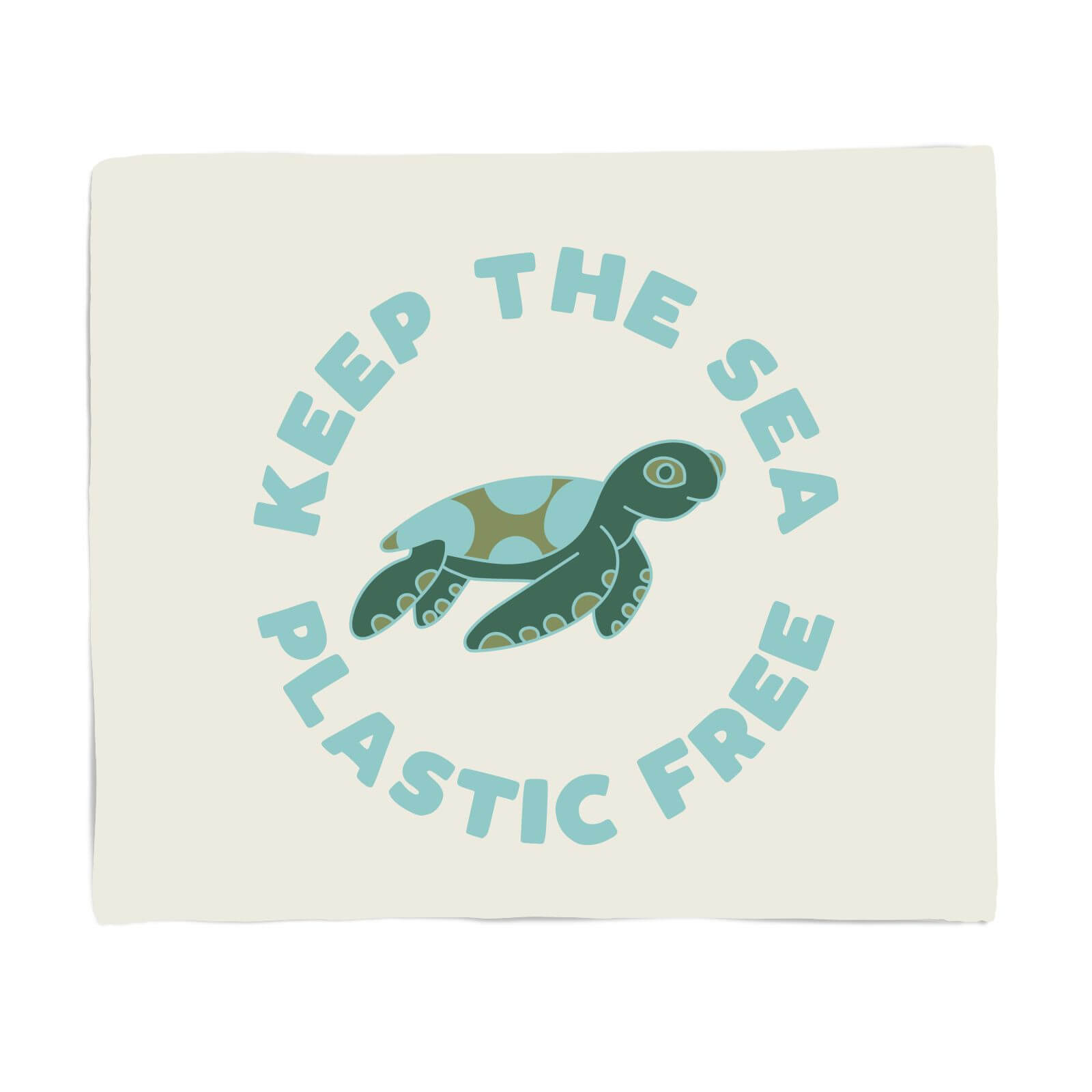 Keep The Sea Plastic Free Fleece Blanket