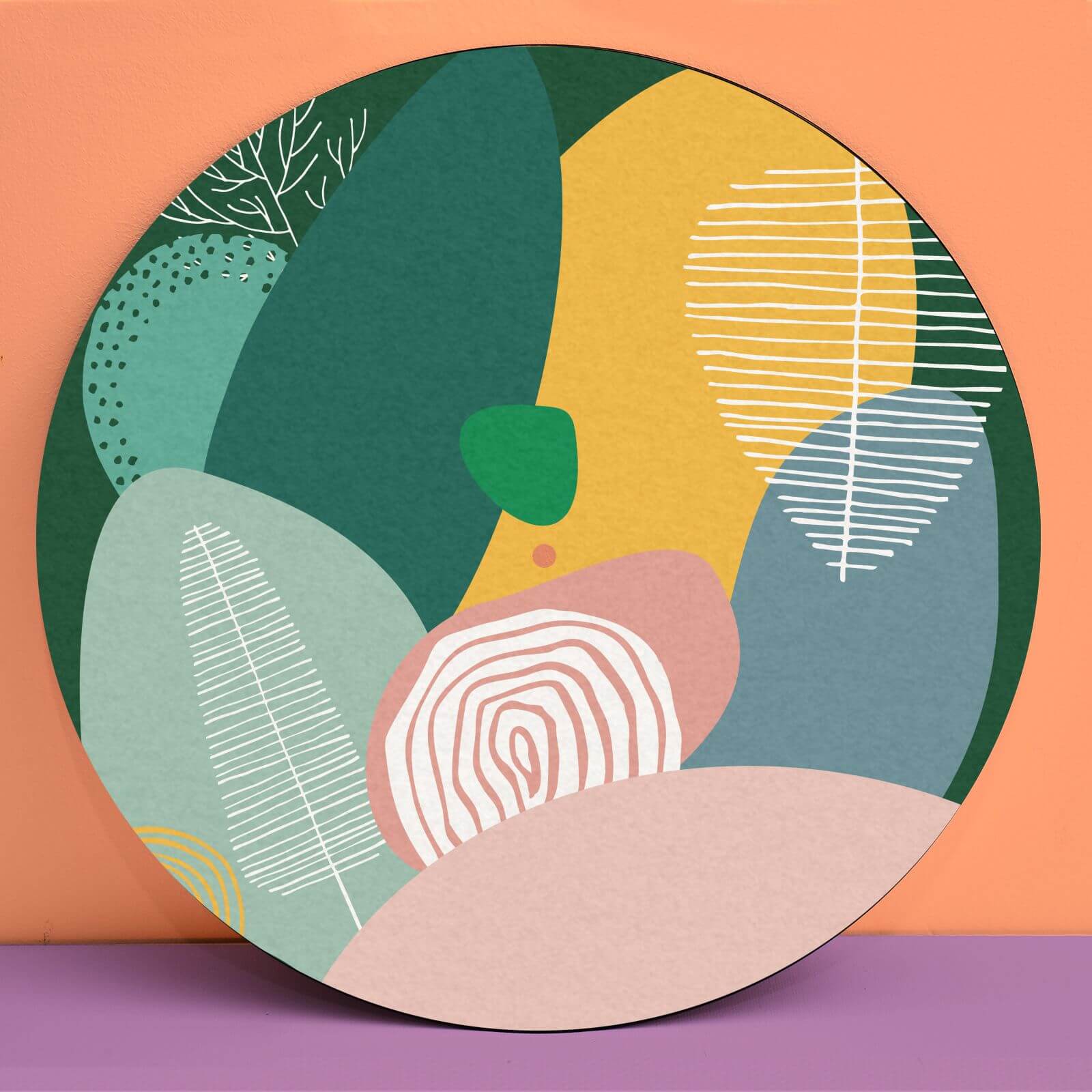 Pastel Garden Slip Mat
