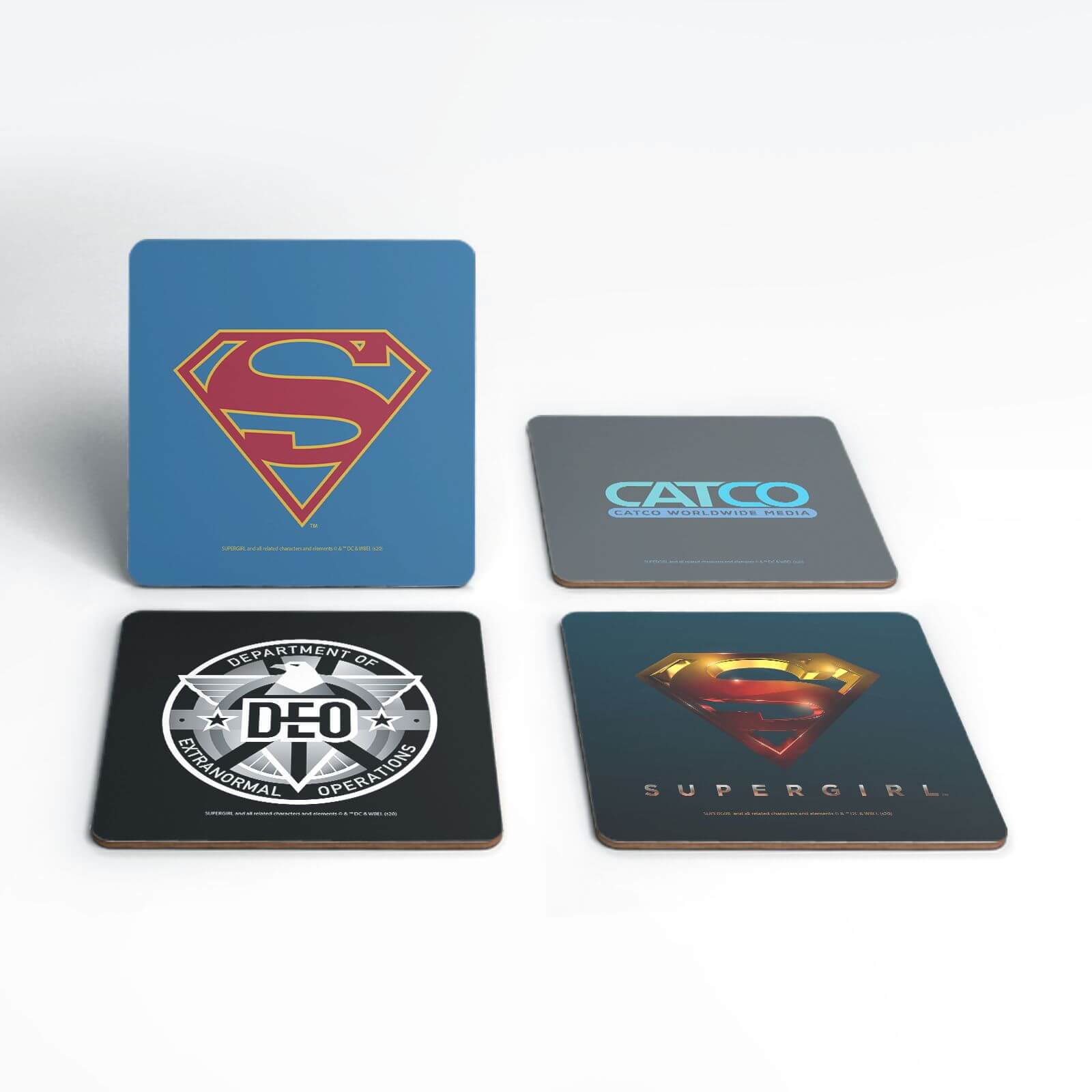 

DC Supergirl TV Coaster Set