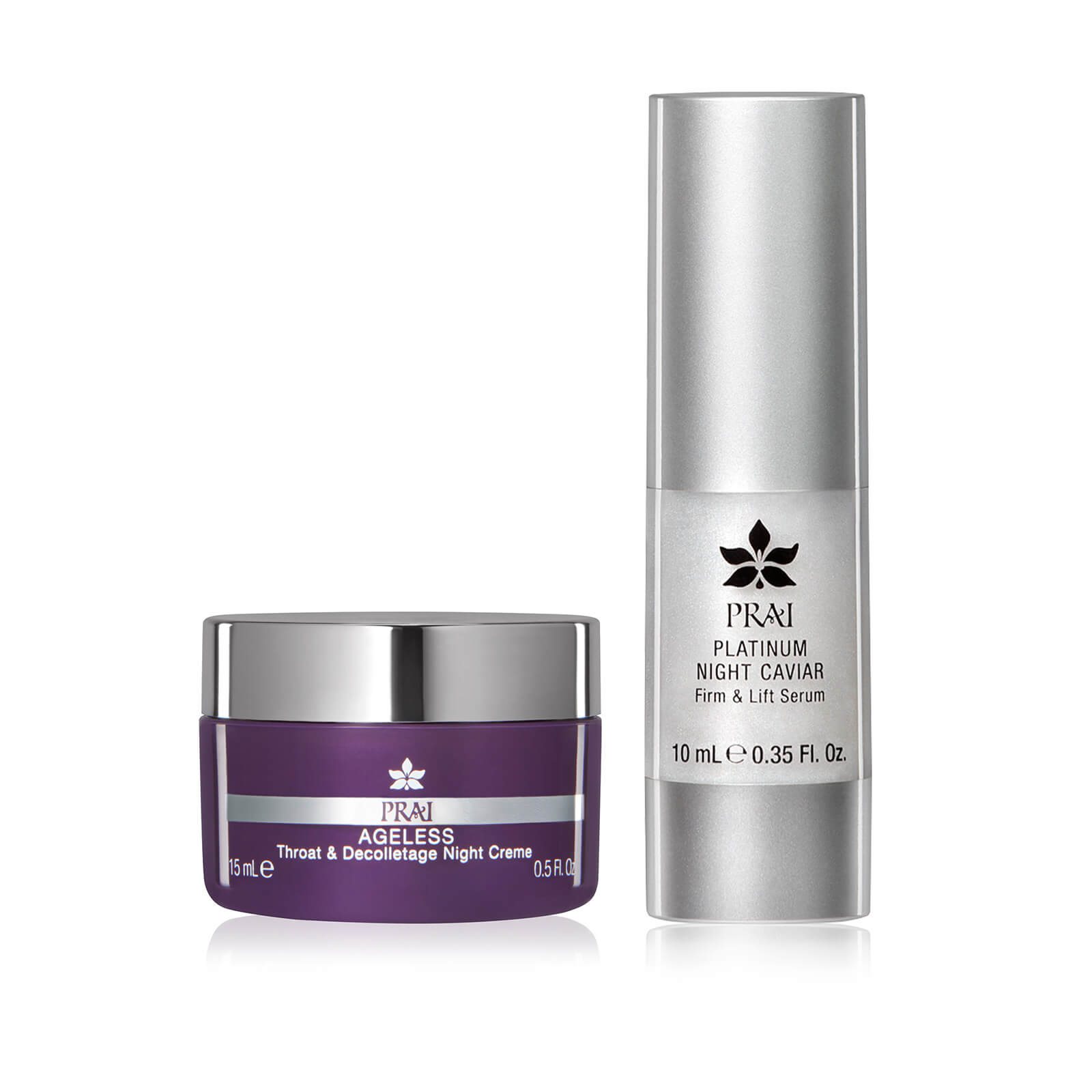 

PRAI Nightime Booster Set for Face and Neck