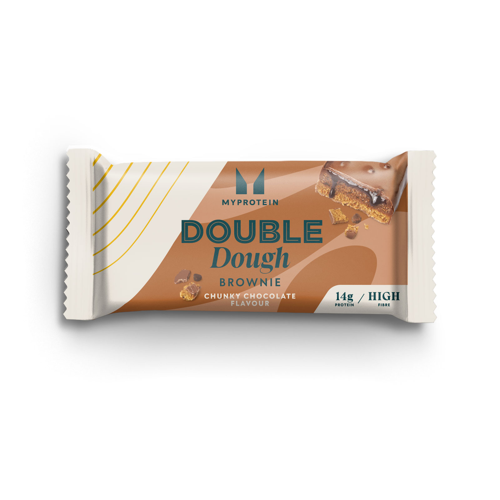 Double Dough Brownie - 12 x 60g - Chunky Chocolate