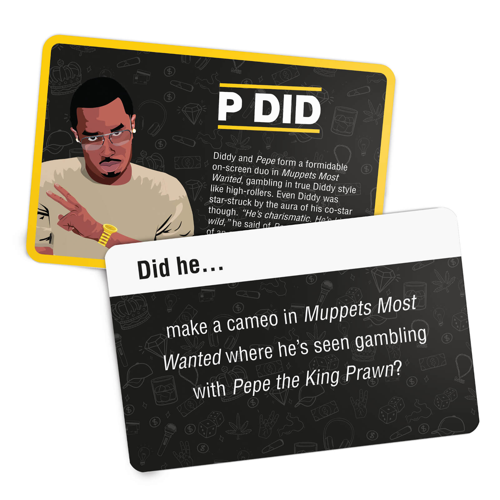 P Did He Card Game