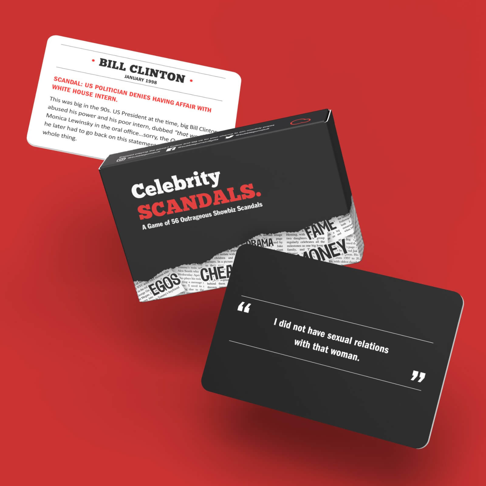 Celebrity Scandals Card Game