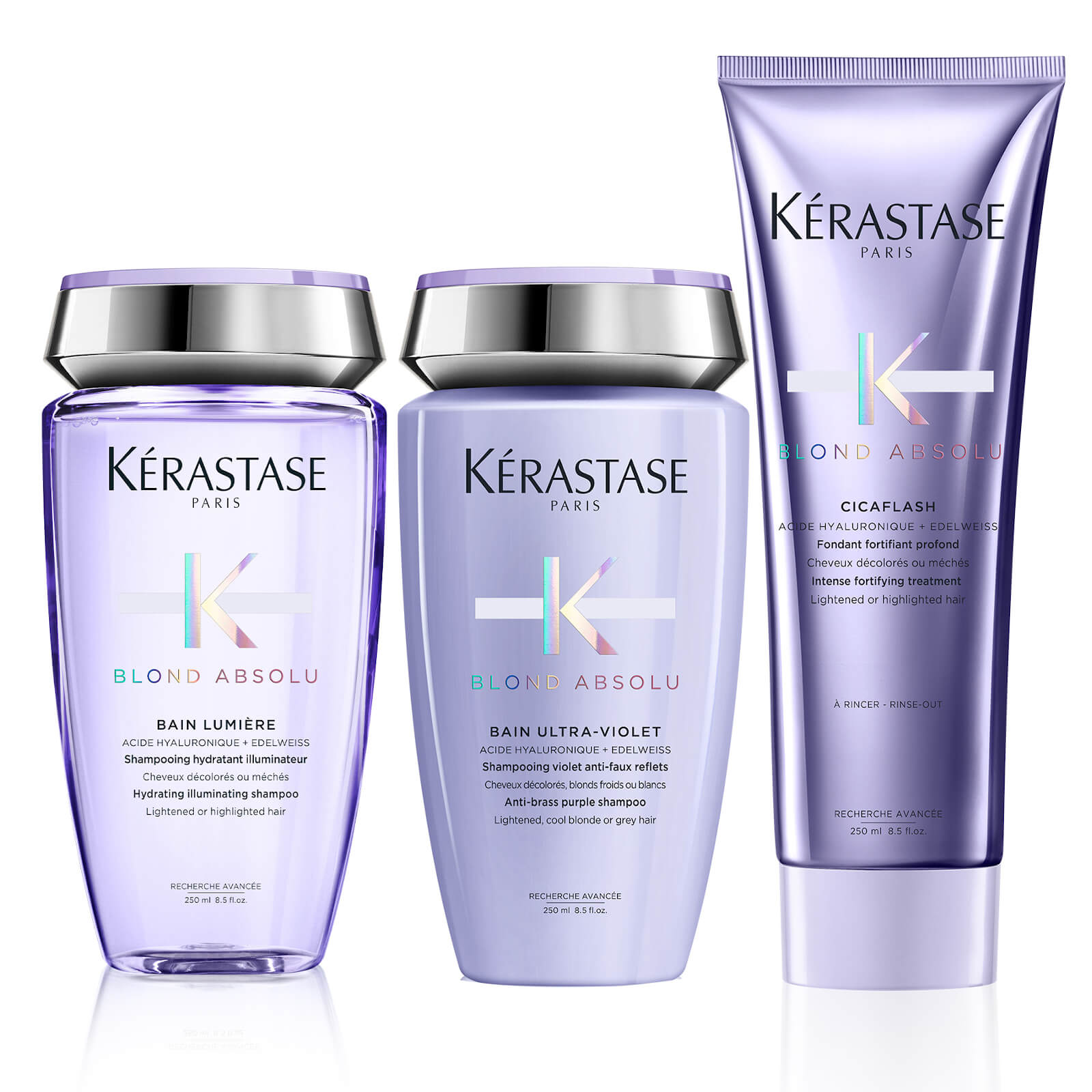Kérastase Blond Absolu Shine, Strength and Neutralising Trio
