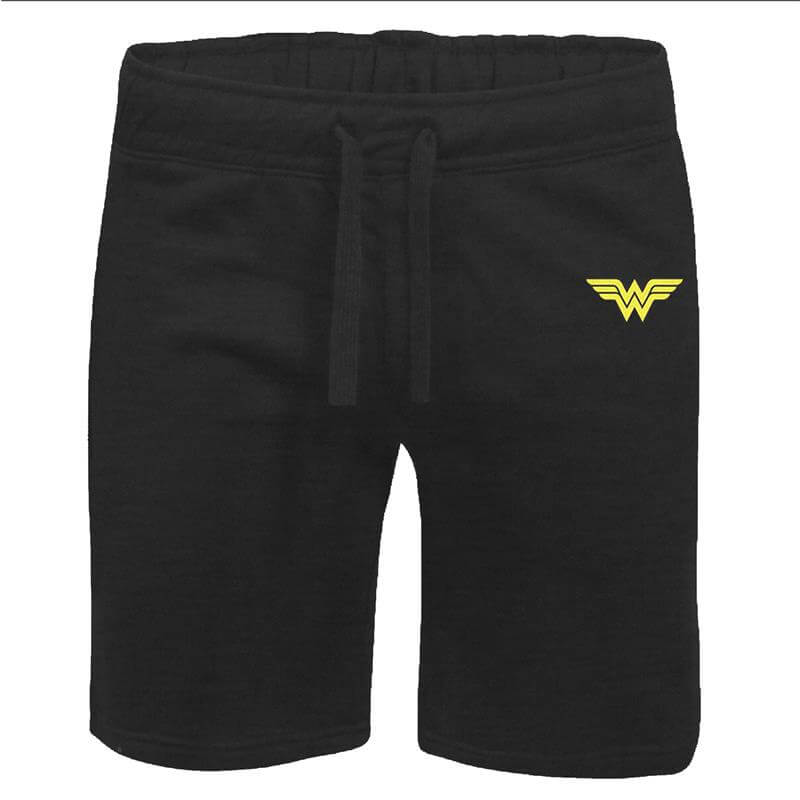 DC Wonder Woman Unisex Jogger Shorts - Black - S