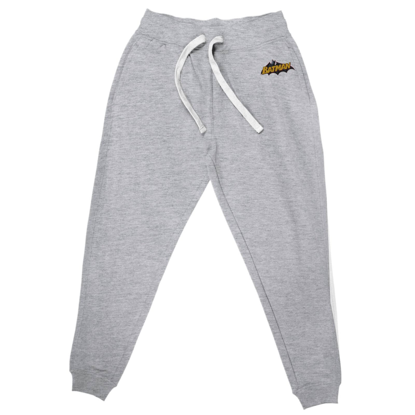 DC Batman Embroidered Unisex Joggers - Grey - L