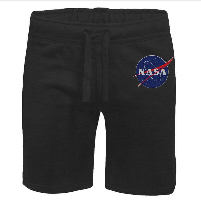 NASA Meatball Unisex Jogger Shorts - Black - M