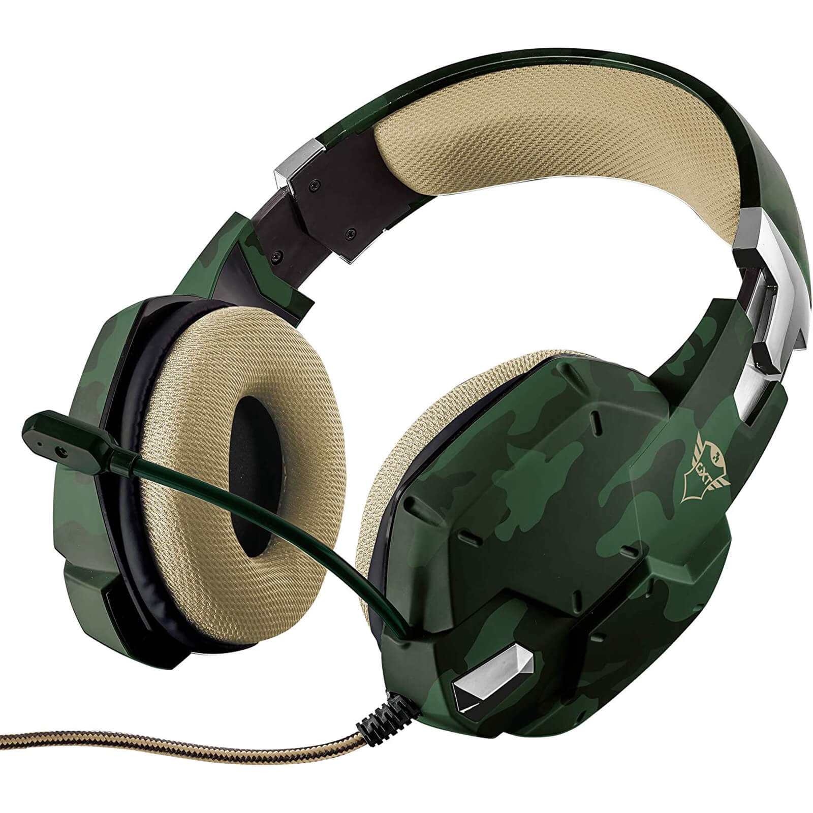 Trust Gaming GXT 322 Carus Gaming Headset for PC, Laptop, PS4 and Xbox One - Jungle Camo