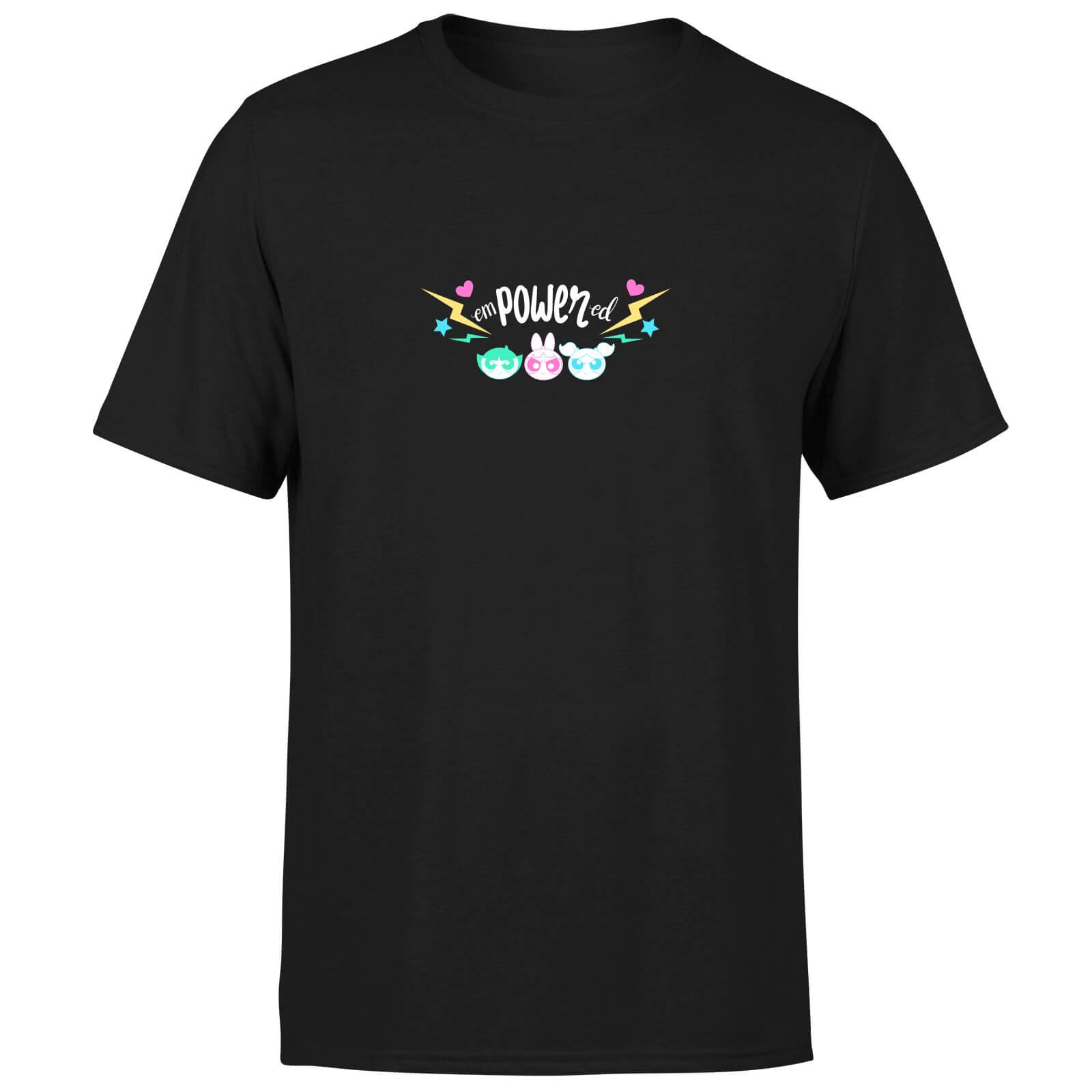 The Powerpuff Girls Empowered Unisex T-Shirt - Black - XS - Black