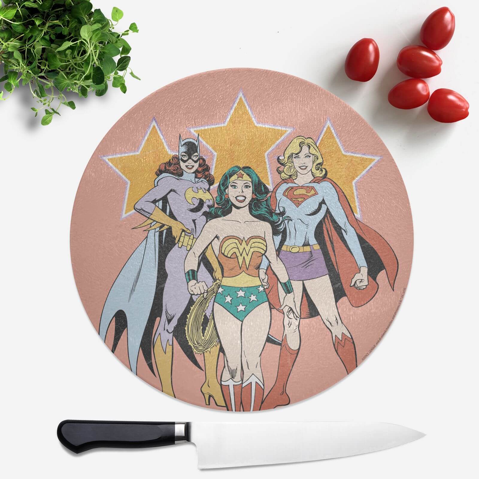 

Tagliere Circolare DC Superhero Women