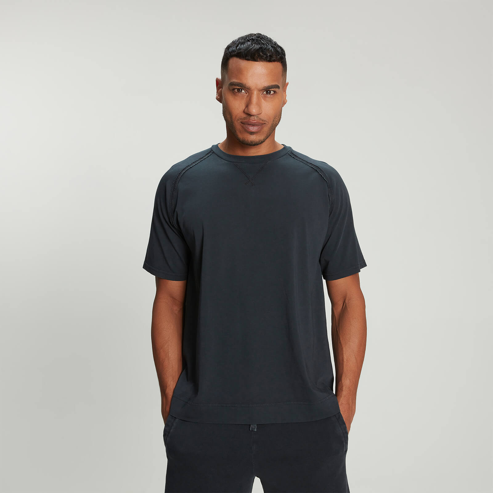 T-shirt MP Raw Training da uomo - Washed Black - XS