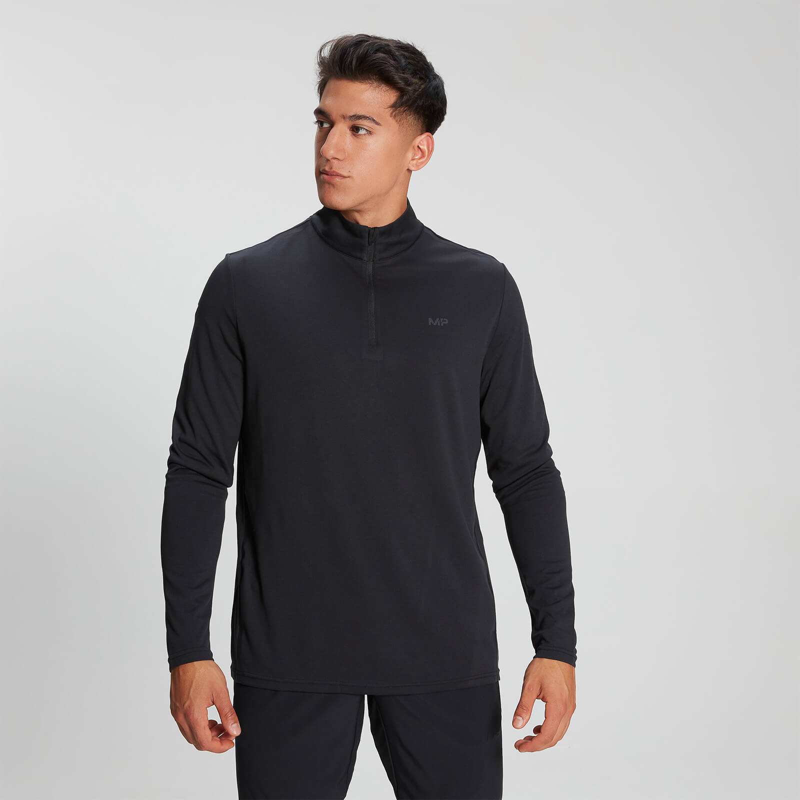 Maglia con cerniera ¼ MP Velocity  da uomo - Nero - L