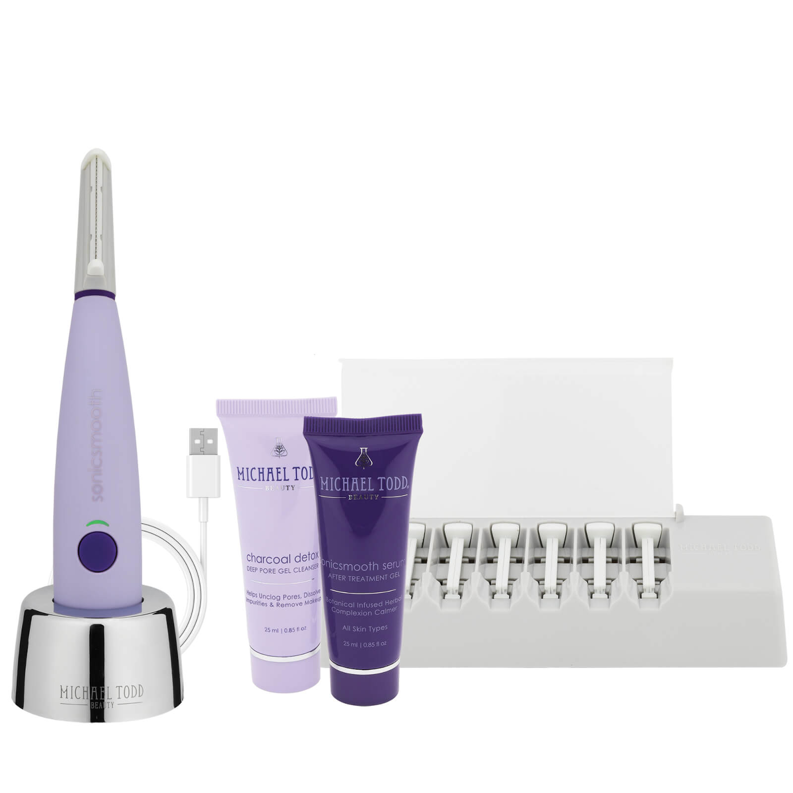 Michael Todd Beauty Sonicsmooth Sonic Dermaplaning And Exfoliation System (various Shades) In Lavender