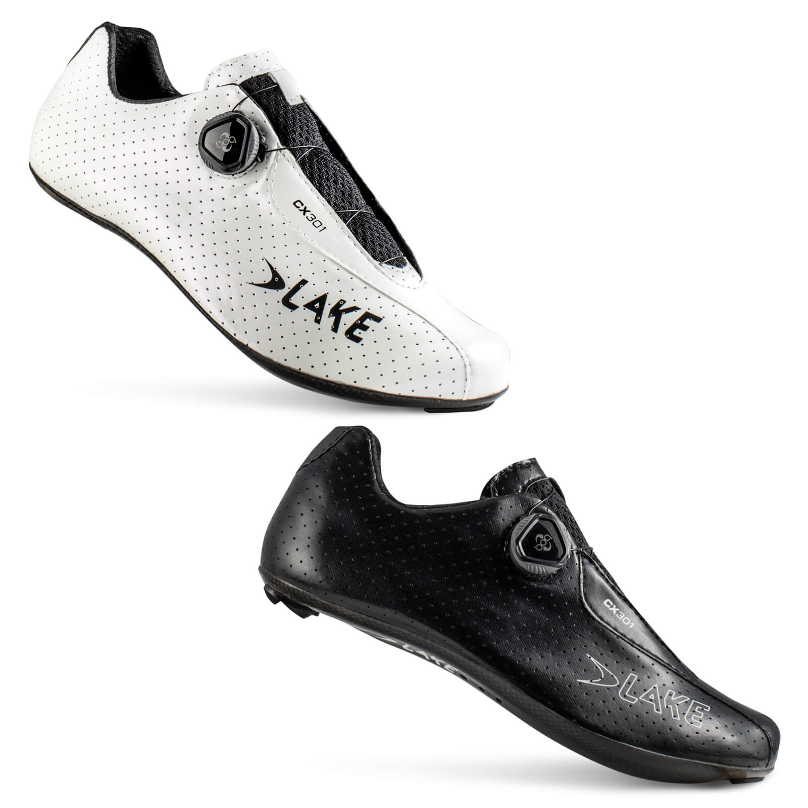 Lake CX301 Road Shoes - EU 47 - Black