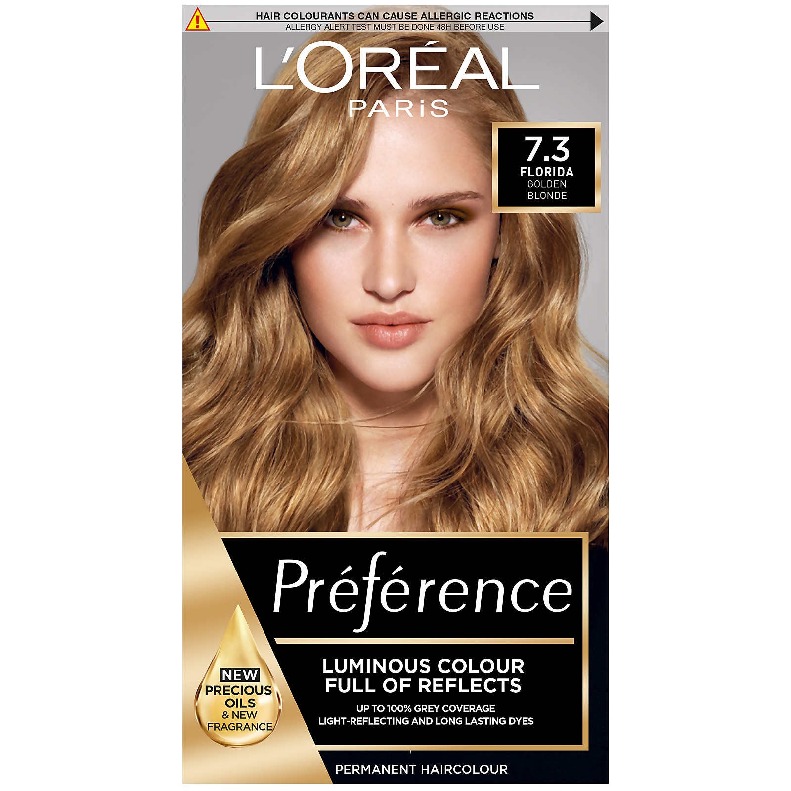 L'Oreal Paris Preference Infinia Hair Dye (Various Shades) - 7.3 Florida Honey Blonde