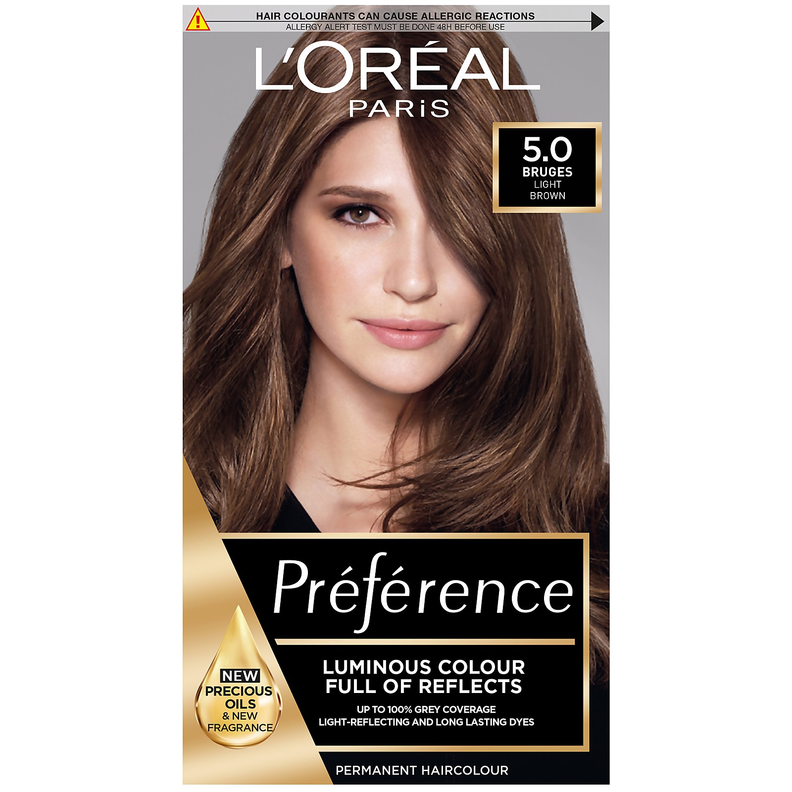 L'Oreal Paris Preference Infinia Hair Dye (Various Shades) - 5 Palma Natural Light Brown