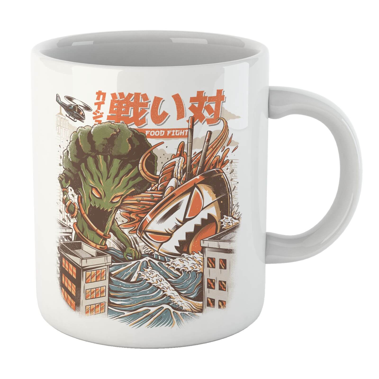 Ilustrata Brocco Vs Ramen Kaijus Mug