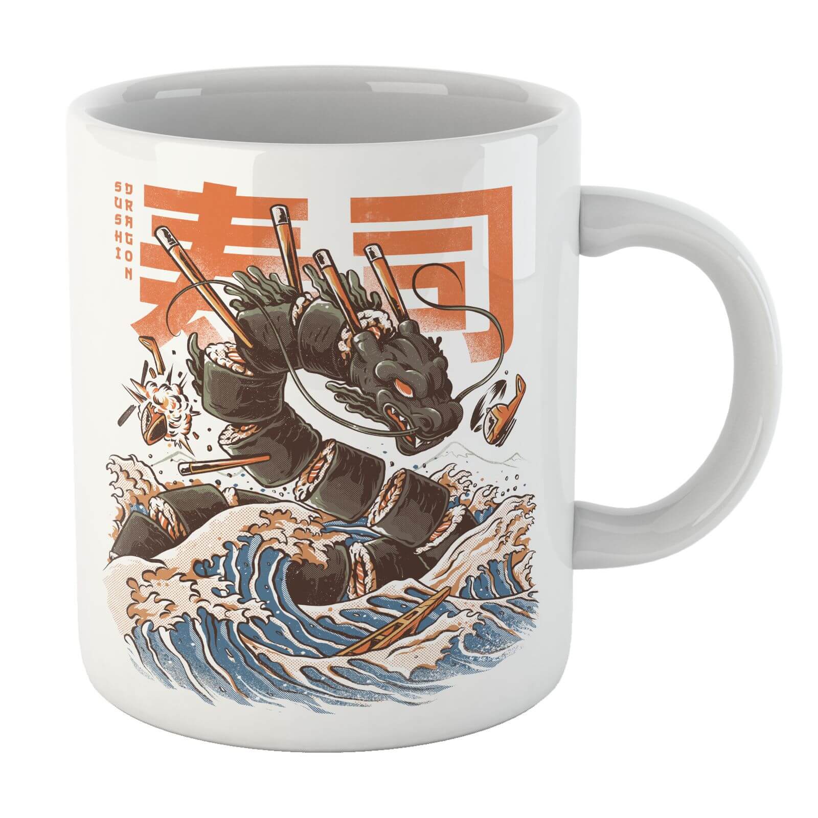 Ilustrata The Great Sushi Dragon Mug
