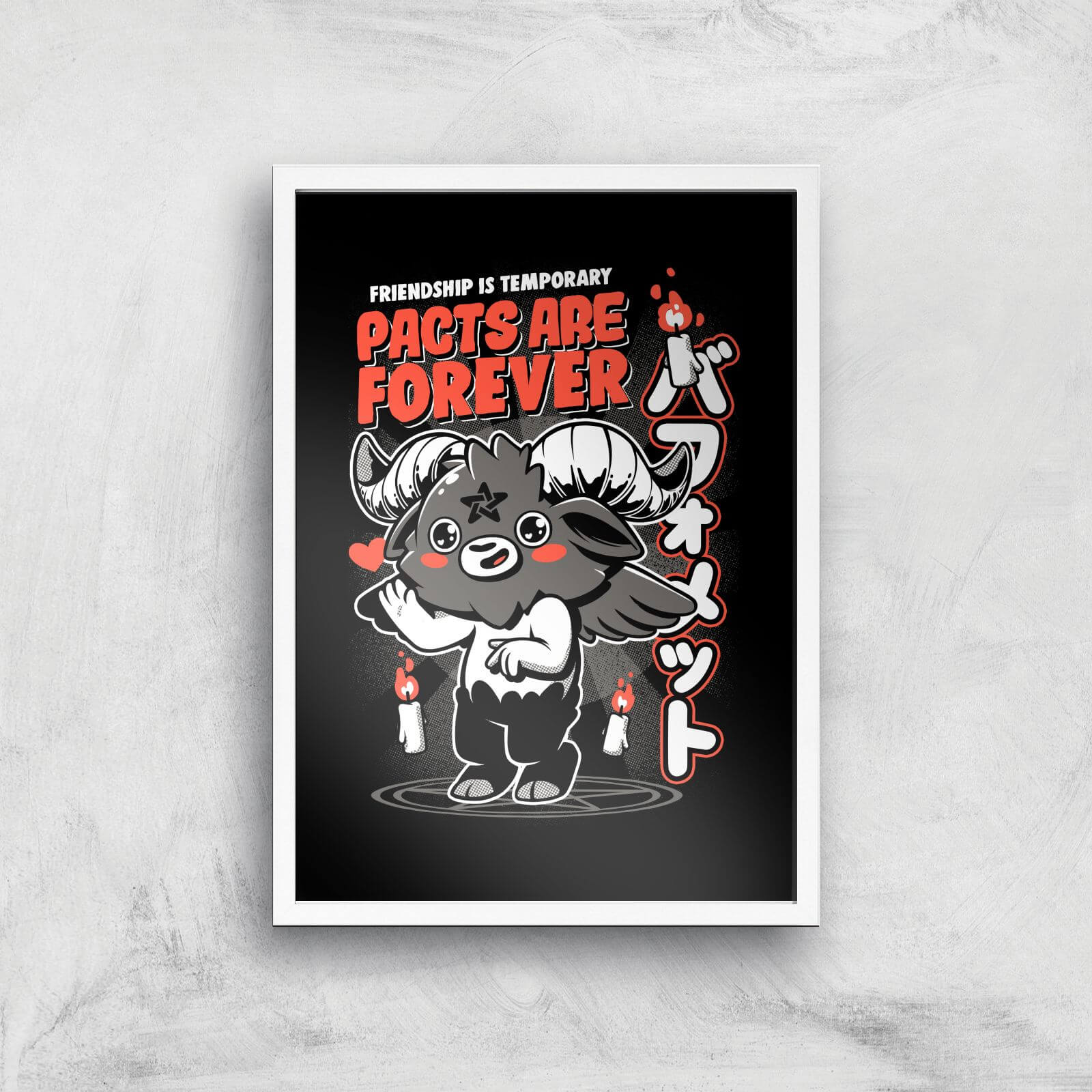 Ilustrata Pacts Are Forever Giclee Art Print - A2 - White Frame