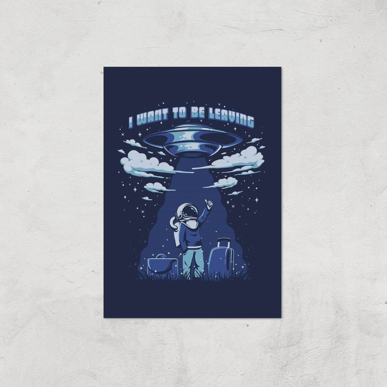 Ilustrata I Want to Be Leaving Giclee Art Print - A2 - Print Only