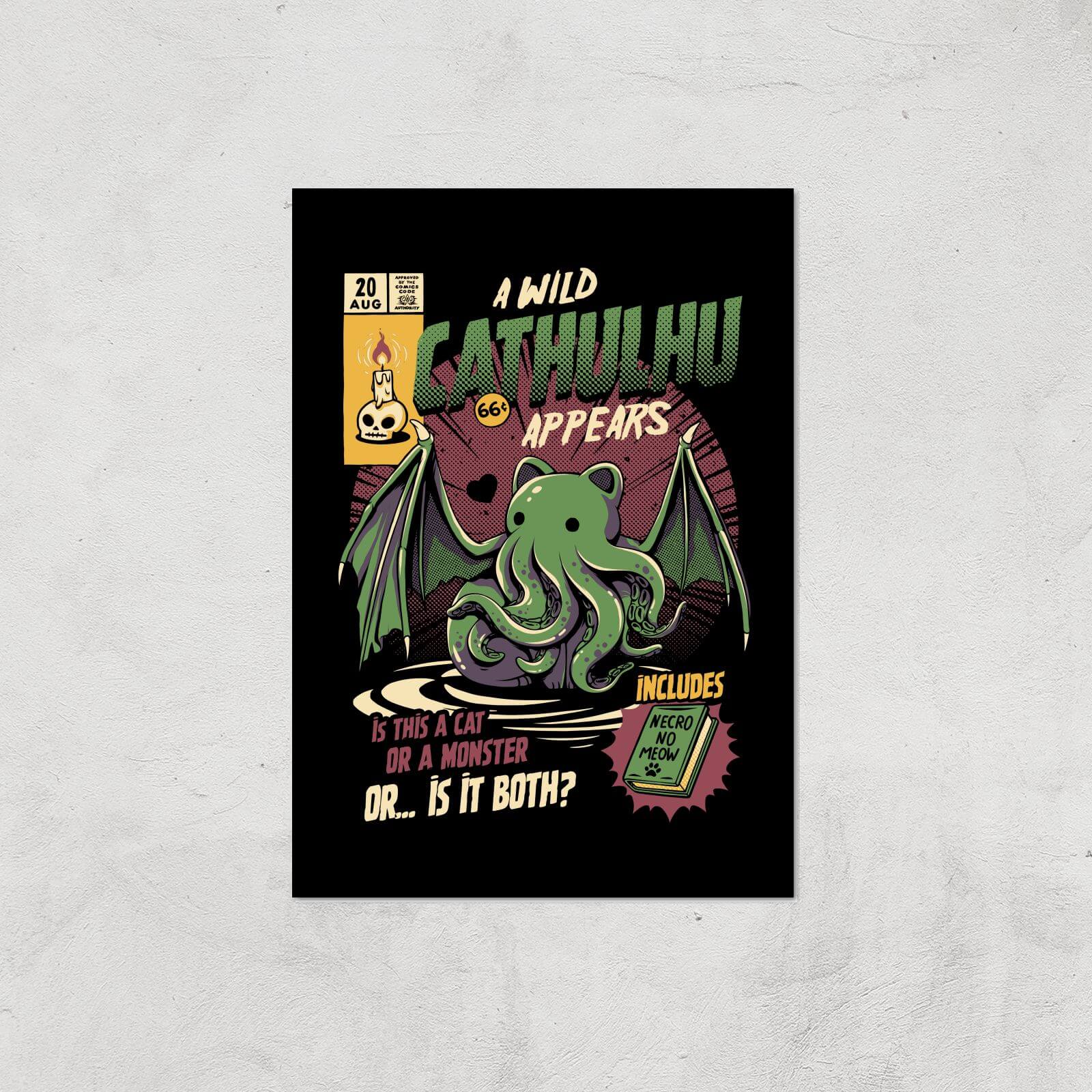 Ilustrata Cathulhu Giclee Art Print - A4 - Print Only