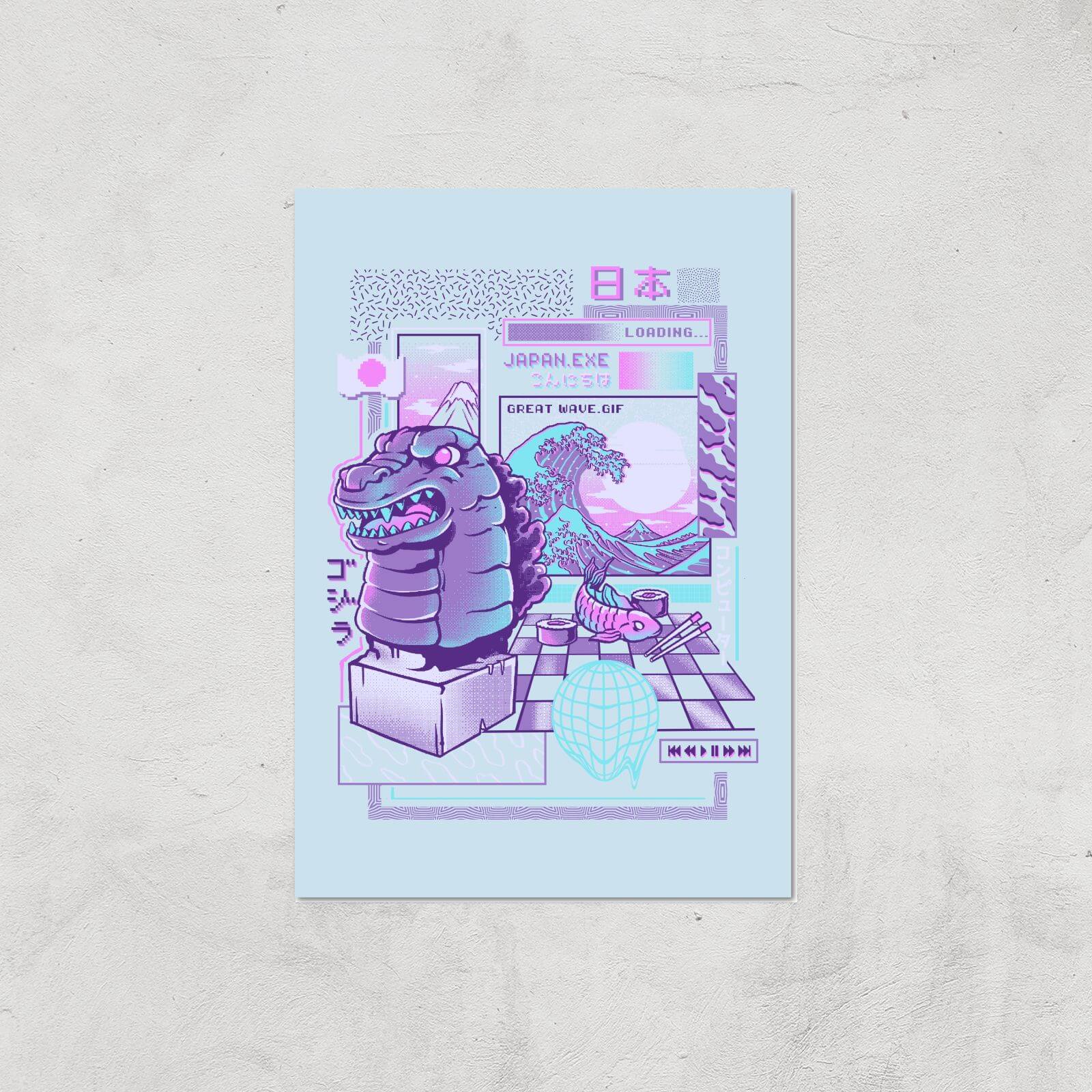 Ilustrata Japan Wave Giclee Art Print - A3 - Print Only