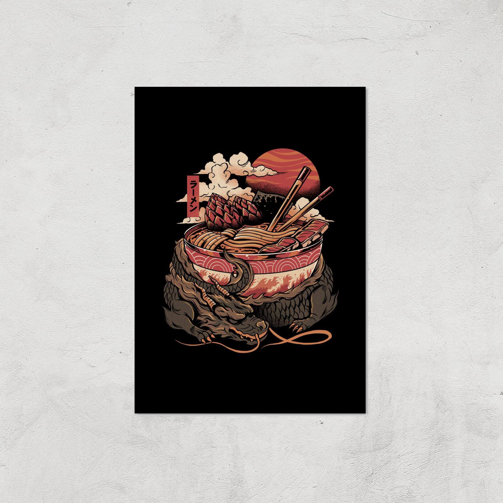 Ilustrata Dragon's Ramen Giclee Art Print - A2 - Print Only