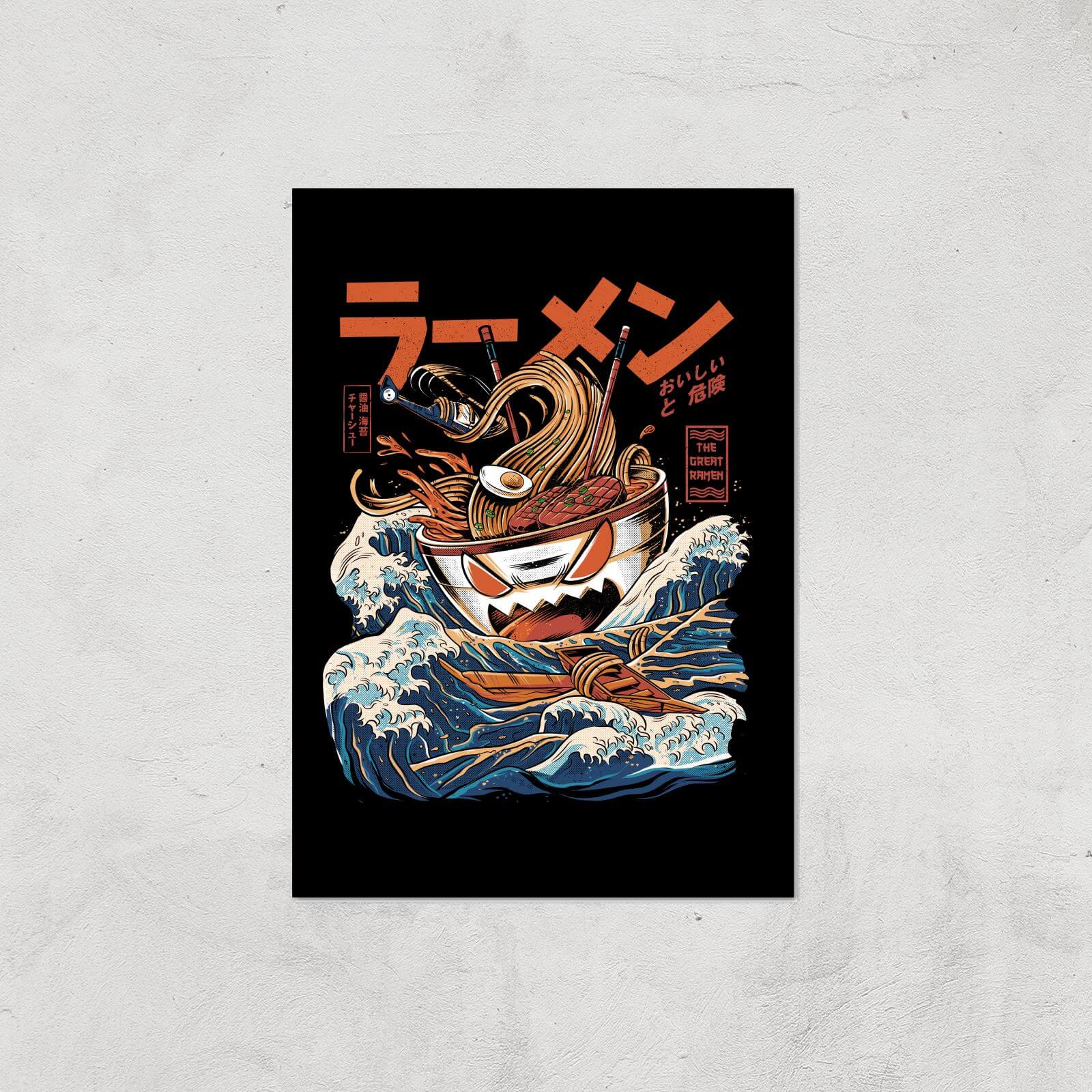 Ilustrata Great Ramen Giclee Art Print - A4 - Print Only