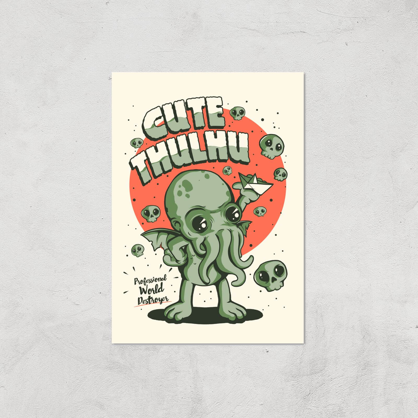 Ilustrata Cutethulhu Giclee Art Print - A3 - Print Only