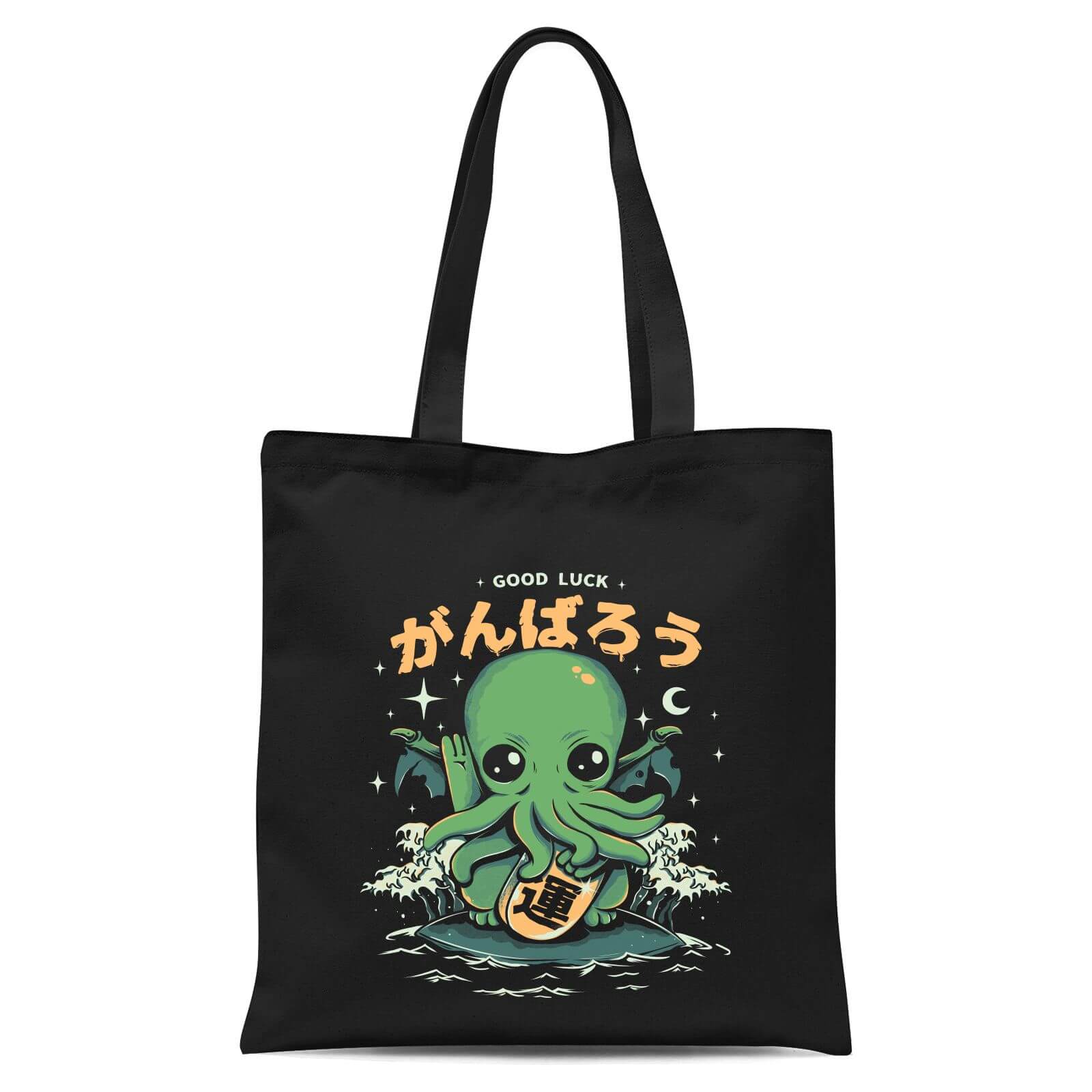 Ilustrata Good Luck Cthulhu Tote Bag - Black