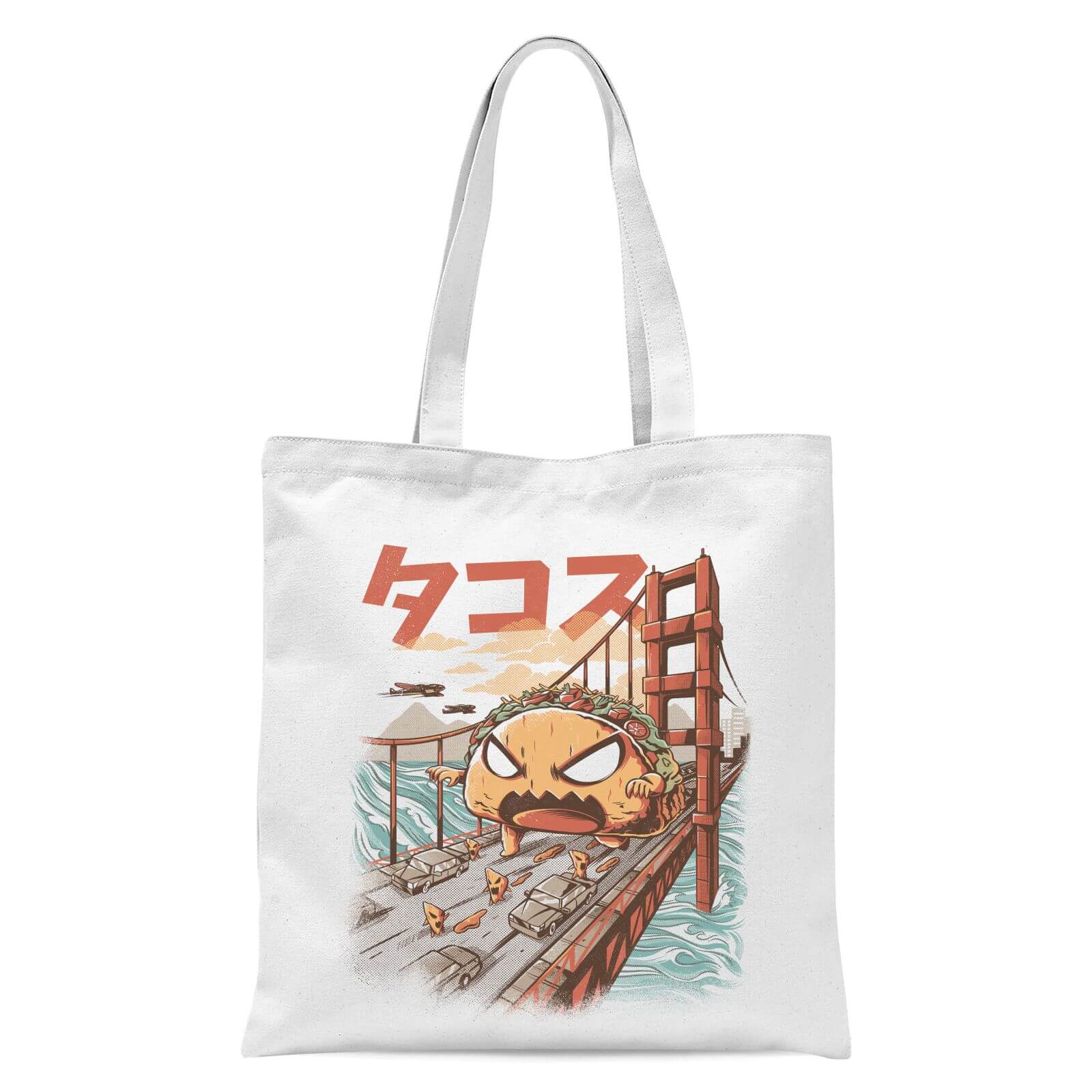 Ilustrata Takaiju Tote Bag - White