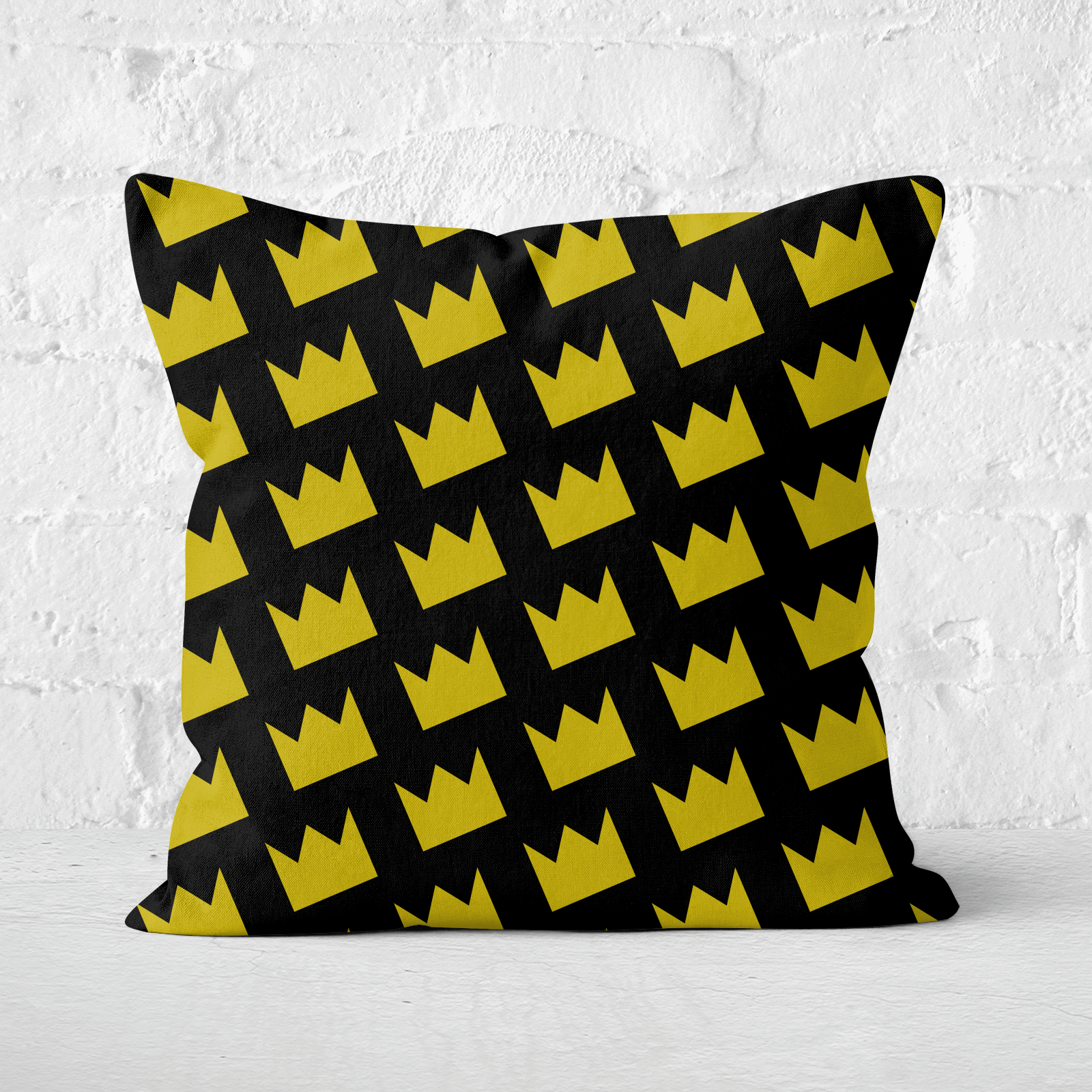 Crown Square Cushion - 60x60cm - Soft Touch