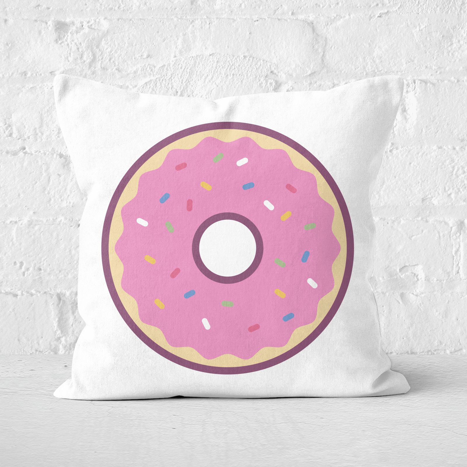 Donut Square Cushion - 60x60cm - Soft Touch