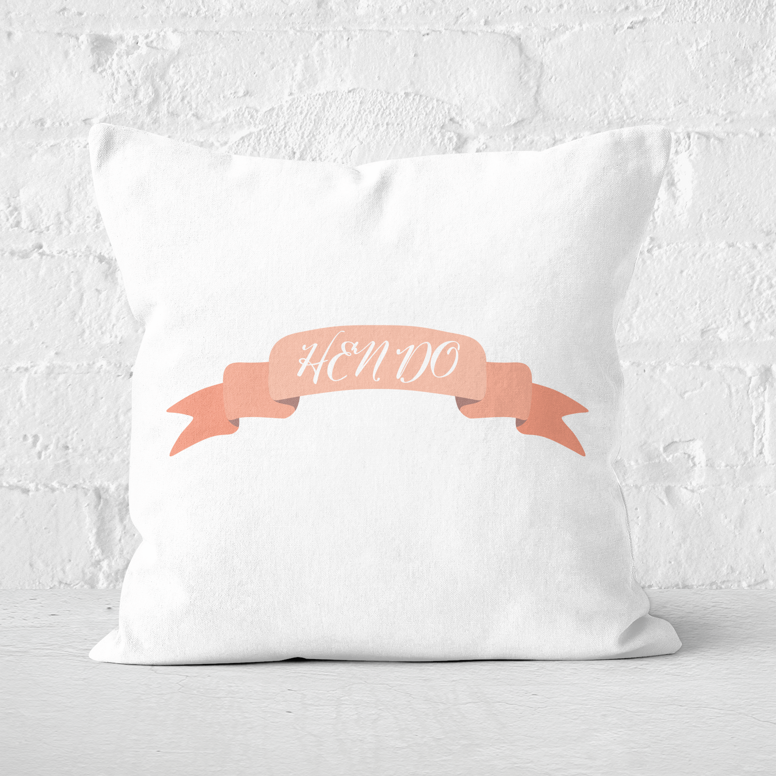 HEN DO Square Cushion - 60x60cm - Soft Touch