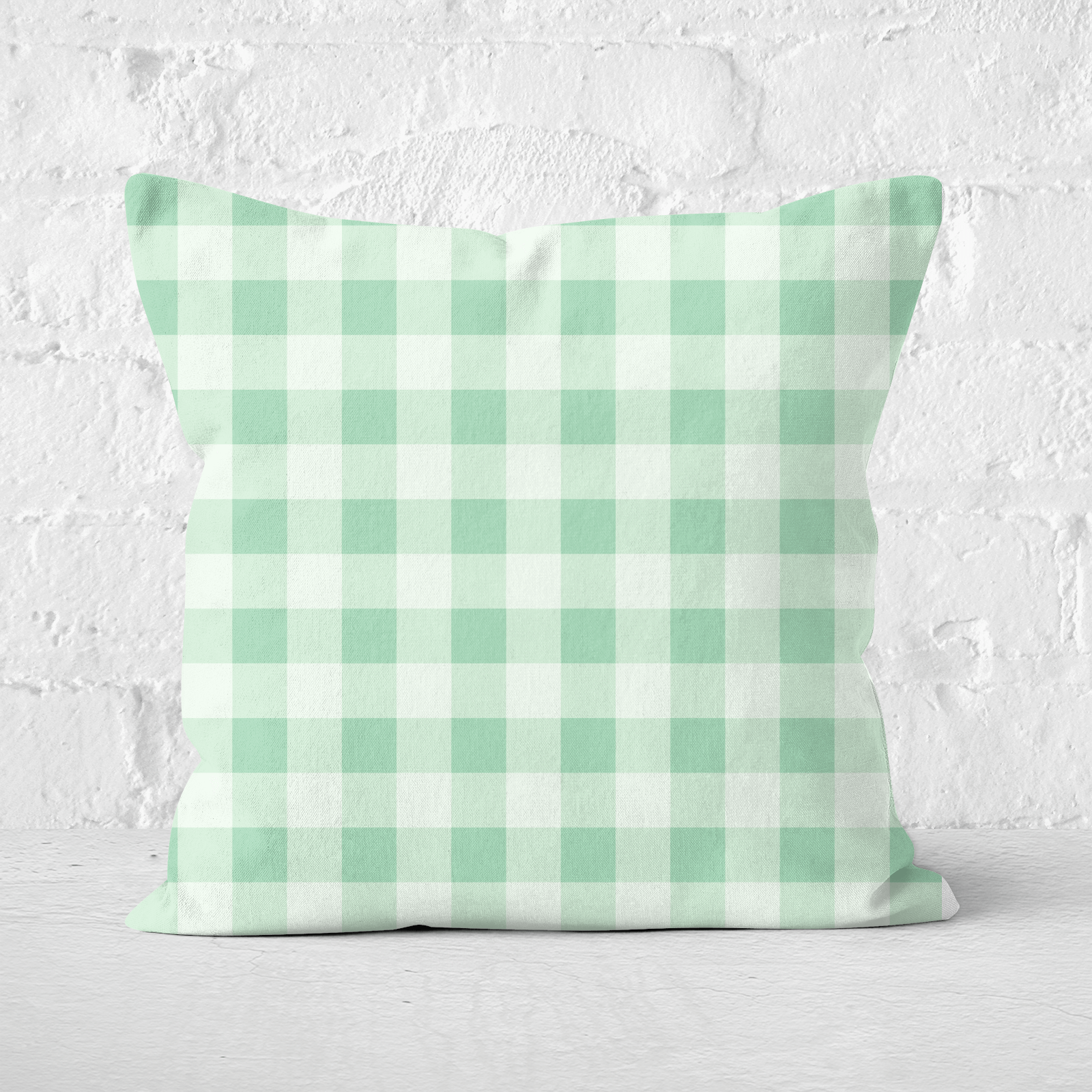 Baking Blanket Green Square Cushion - 50x50cm - Soft Touch