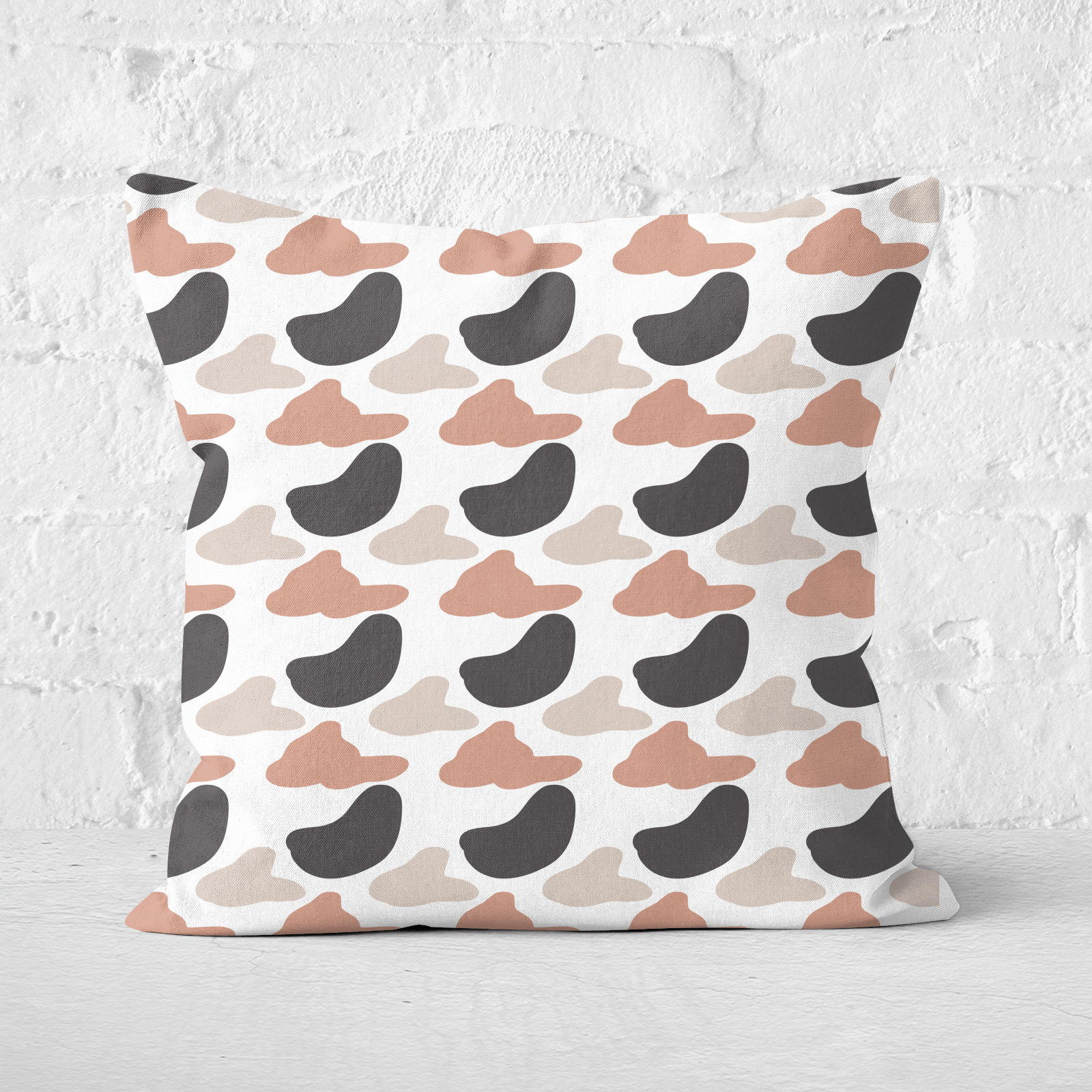 Abstract Art Square Cushion - 60x60cm - Soft Touch