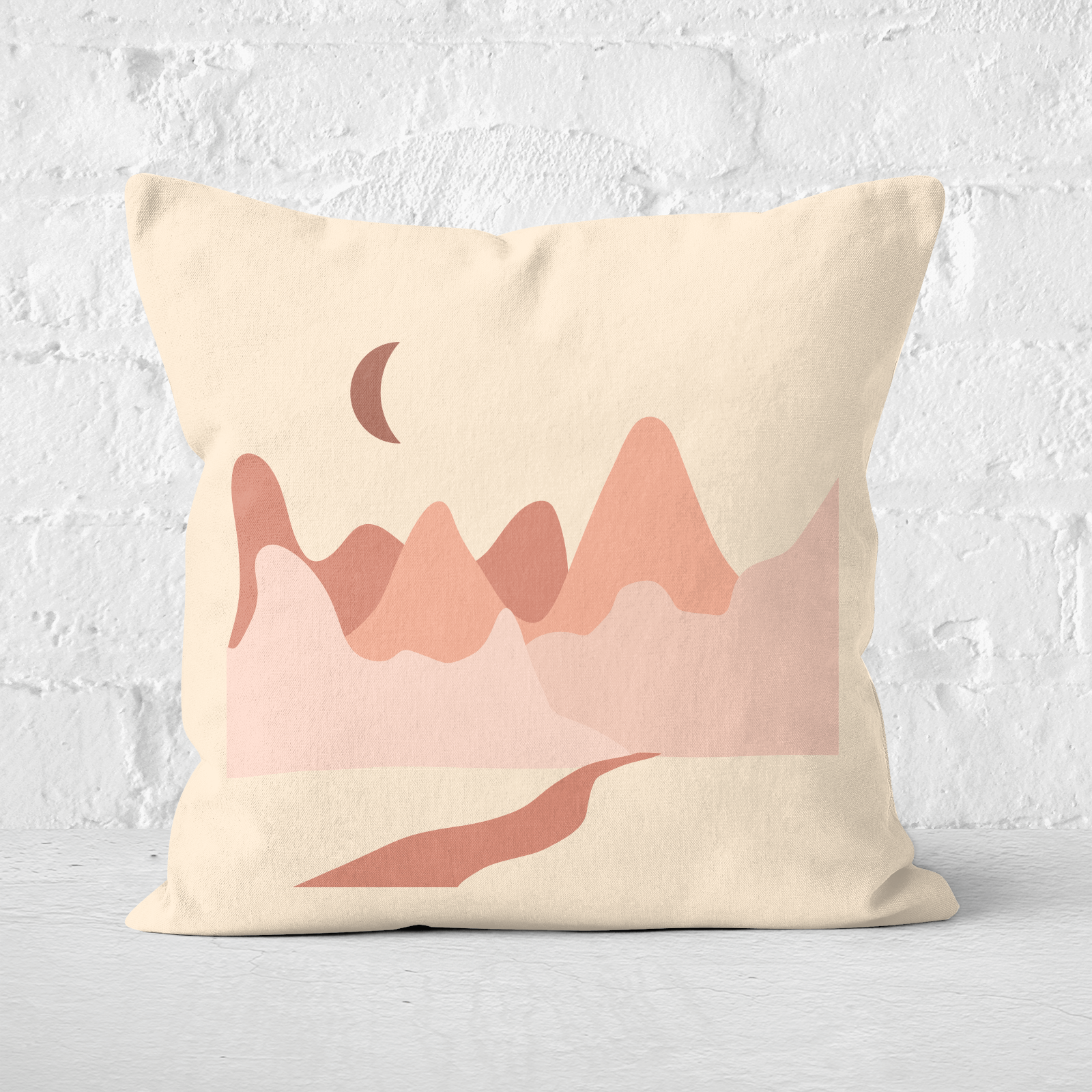 The Hills Square Cushion - 60x60cm - Soft Touch